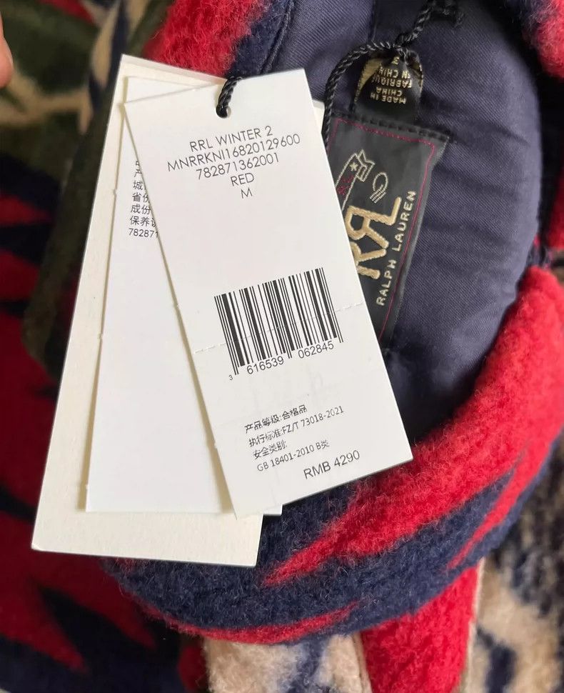 RRL Ralph Lauren RRL Ralph Lauren Wool blend fleece shirt with thickened de Size US S / EU 44-46 / 1 - 7 Thumbnail