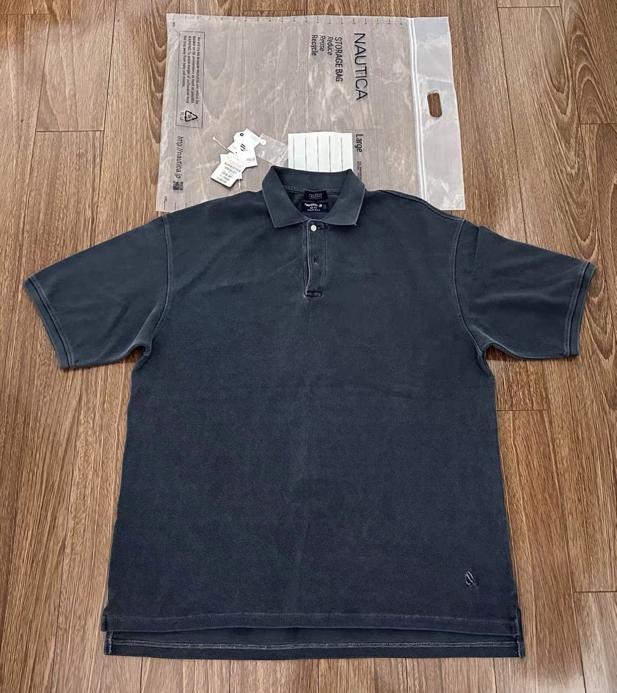 Nautica NAUTICA Pigment Dyed “TOO HEAVY” S/S pigment washed polo Size US L / EU 52-54 / 3 - 1 Thumbnail