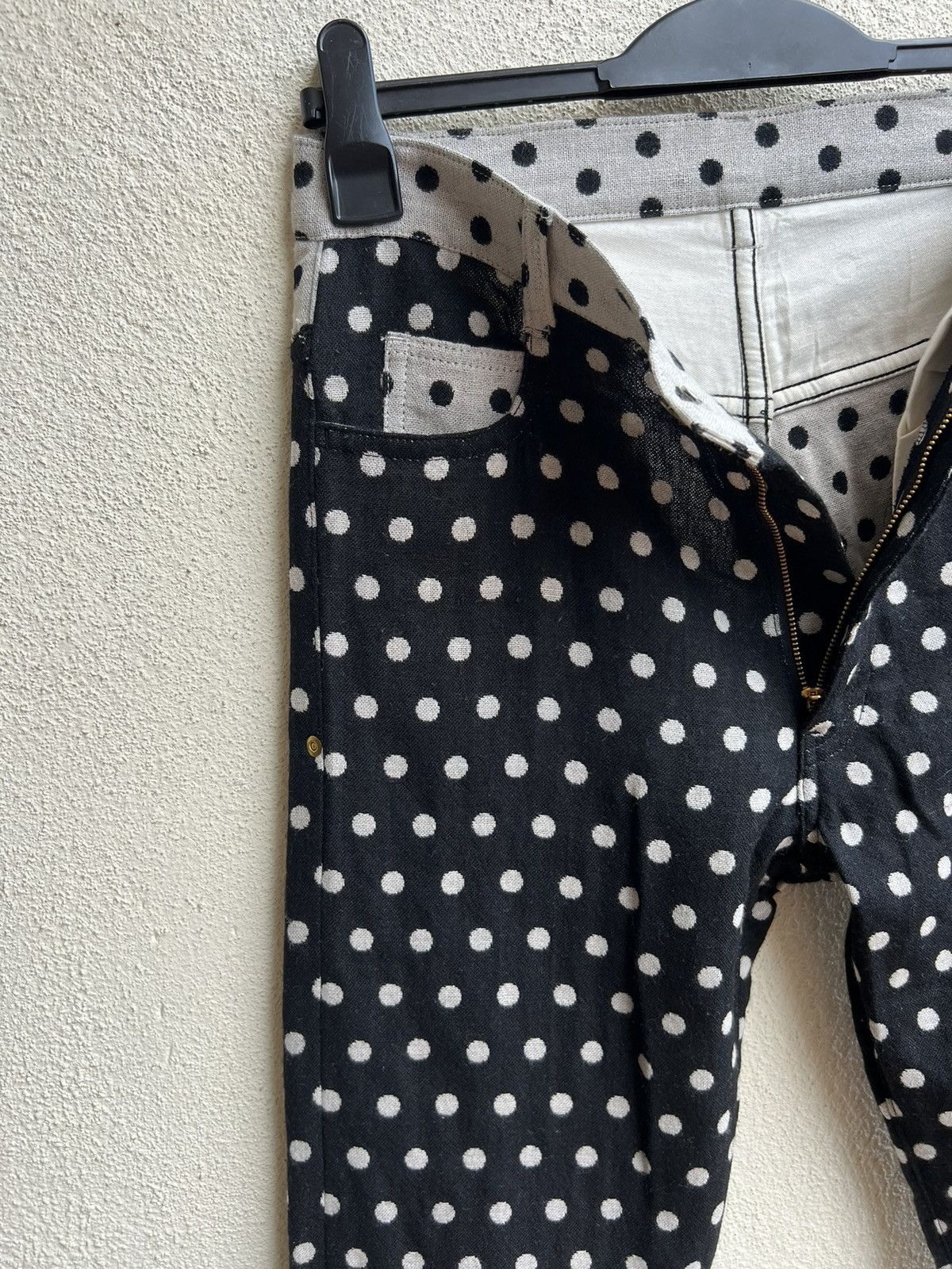 Issey Miyake Issey Miyake Mercibeaucoup All Wool Dots Pant Size US 30 / EU 46 - 8 Thumbnail