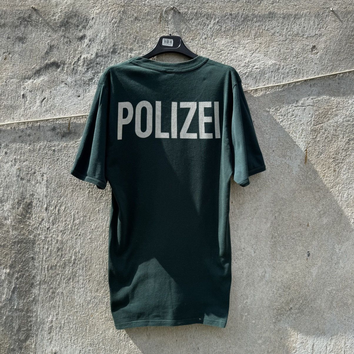 Vetements 80s Polizei Vetements Style Long T-shirt Avant garde YE Size L / US 10 / IT 46 - 1 Thumbnail