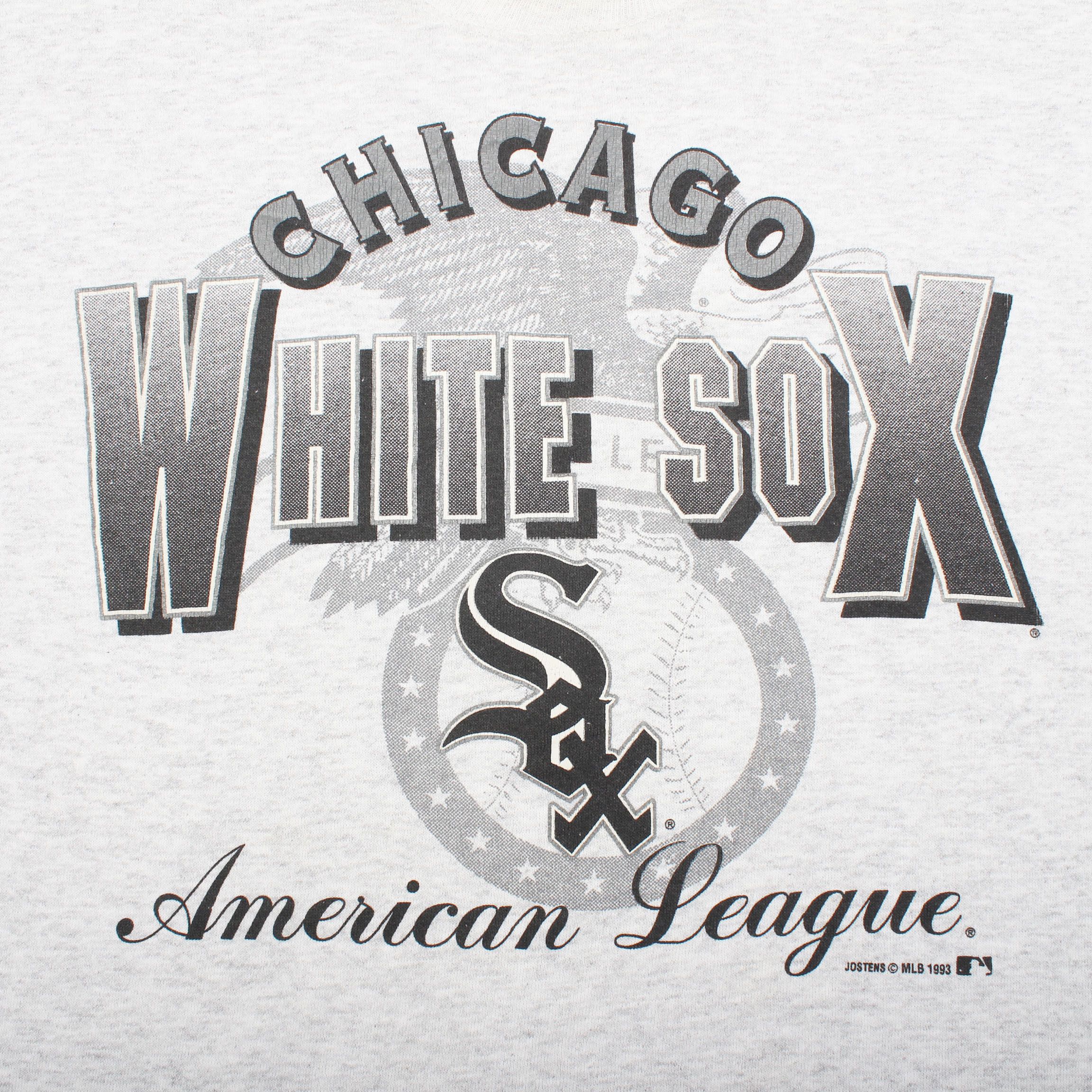 Vintage Chicago White Sox Sweatshirt Gray Crewneck Pullover 90s MLB Size US M / EU 48-50 / 2 - 2 Thumbnail