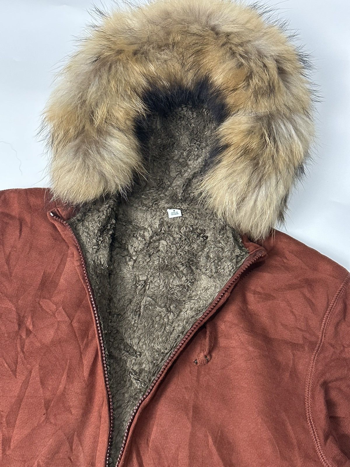 If Six Was Nine × Japanese Brand × Le Grande Bleu (L.G.B.) Fur Hoodie Distressed Pocket Uniqlo sherpa Size US M / EU 48-50 / 2 - 4 Thumbnail