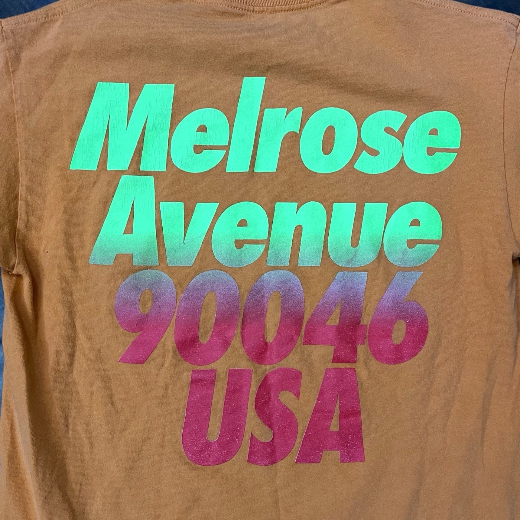 Round Two VINTAGE Round Two T-Shirt Medium Orange 80s 90s Cartoon Streetwear Mens Size US M / EU 48-50 / 2 - 2 Thumbnail