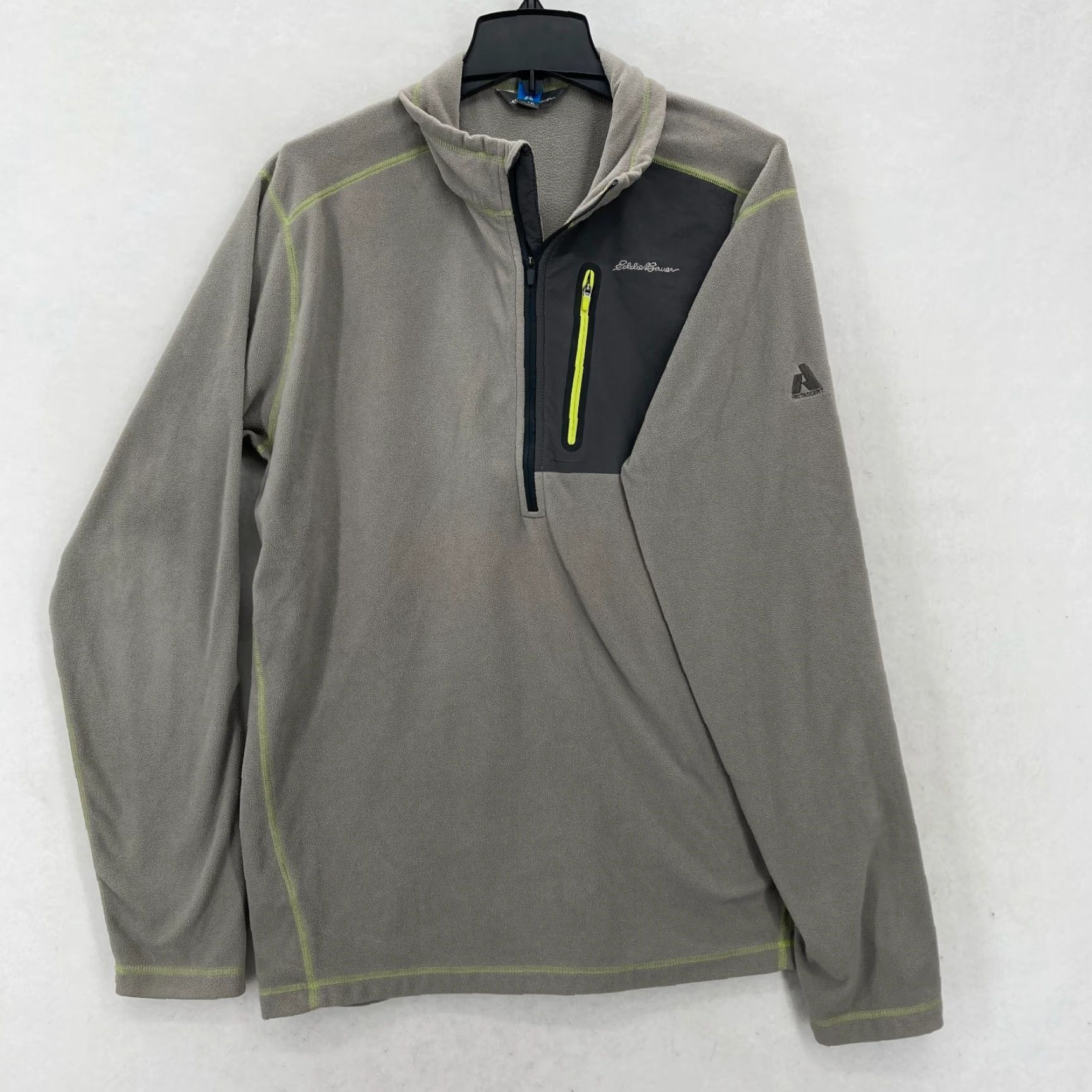 Eddie Bauer Eddie Bauer First Ascent Fleece Sweatshirt Mens XL Tall Gray Quarter Zip Camp Size US XL / EU 56 / 4 - 2 Thumbnail