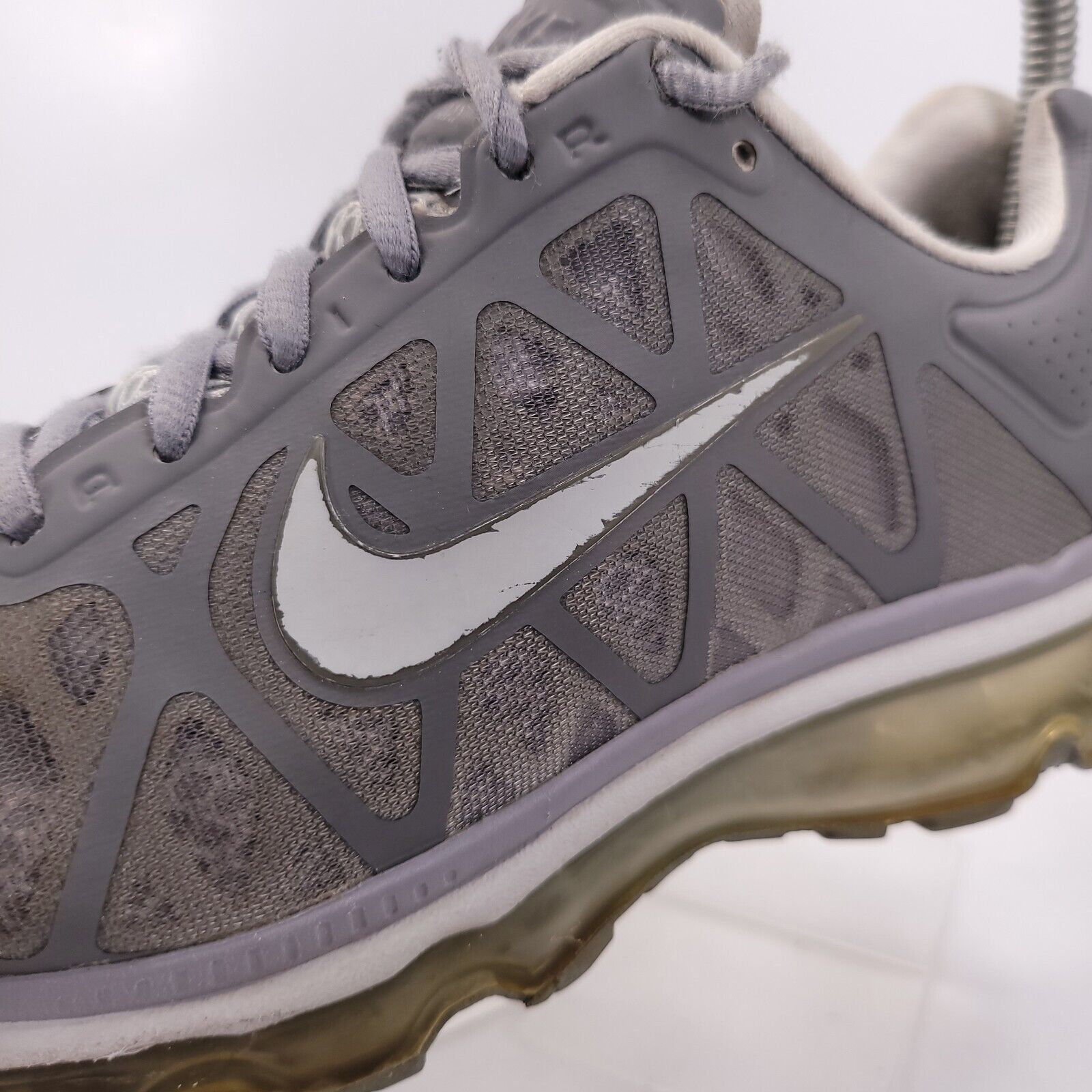 Nike Nike Air Max+ Shoe Womens Size 7.5 429890-010 Gray White Size US 7.5 / IT 37.5 - 8 Thumbnail