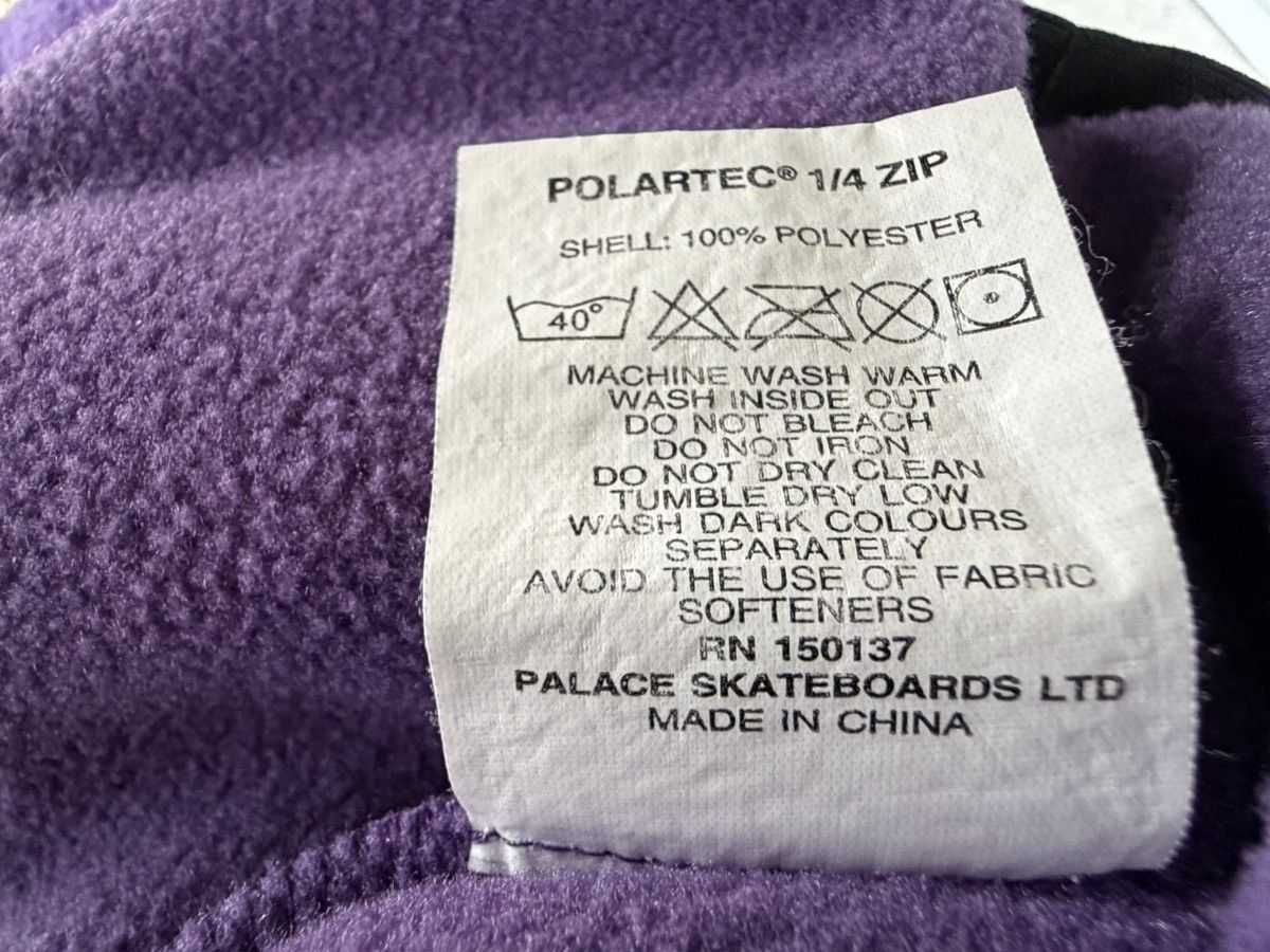 Palace × Polartec Palace-Polartec Purple 1/4 Zip Size US XL / EU 56 / 4 - 6 Thumbnail