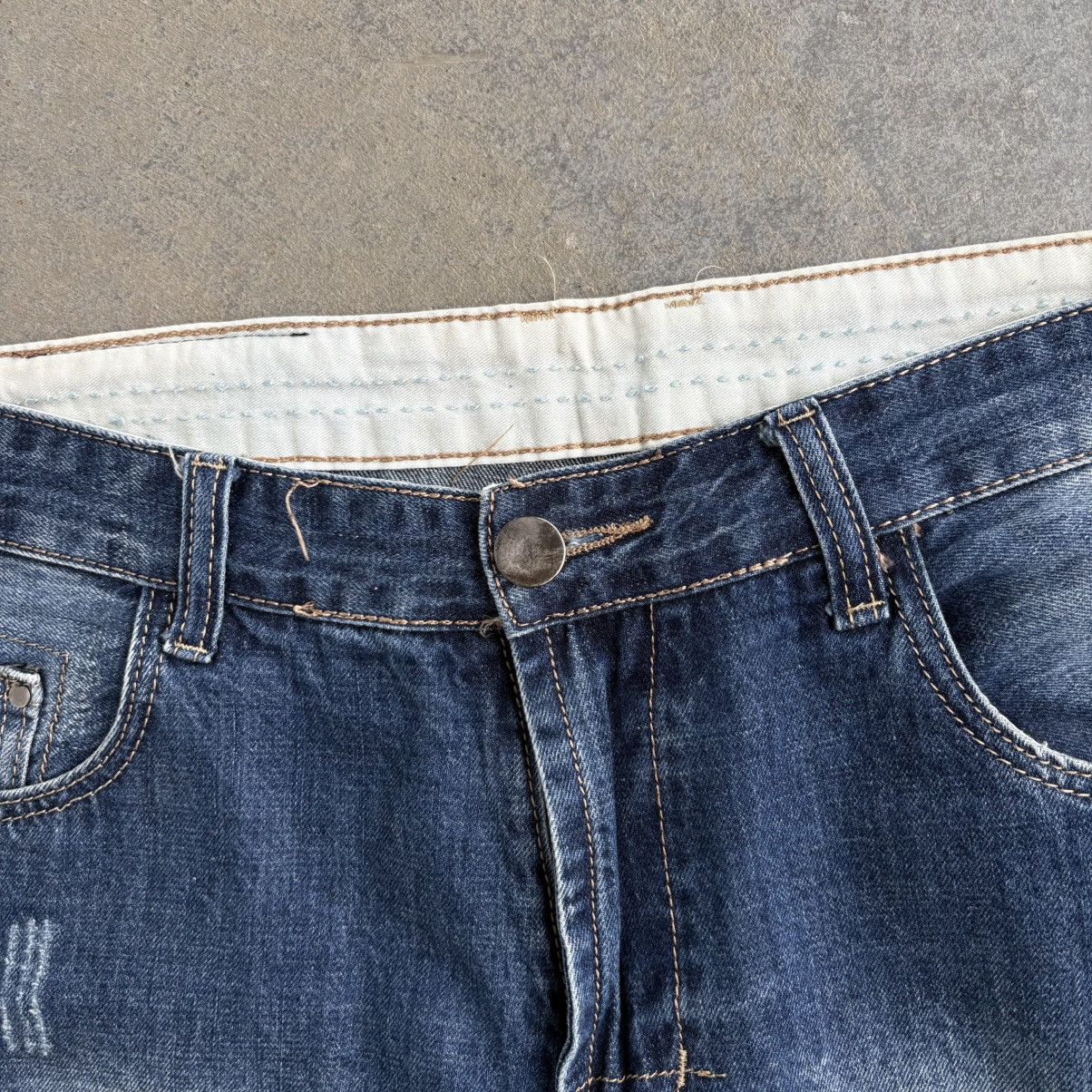 Vintage Y2K Vintage Baggy Denim Jeans Shorts Southpole IWOLLENCE 36" Size US 36 / EU 52 - 6 Thumbnail