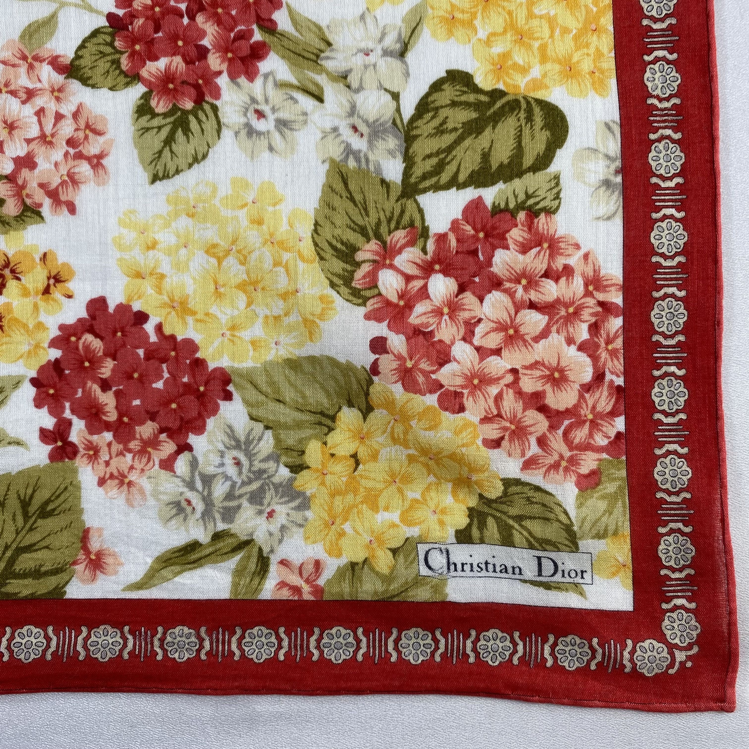 Vintage Christian Dior Monsieur Handkerchief / Neckerchief-P1247 Size ONE SIZE - 3 Thumbnail