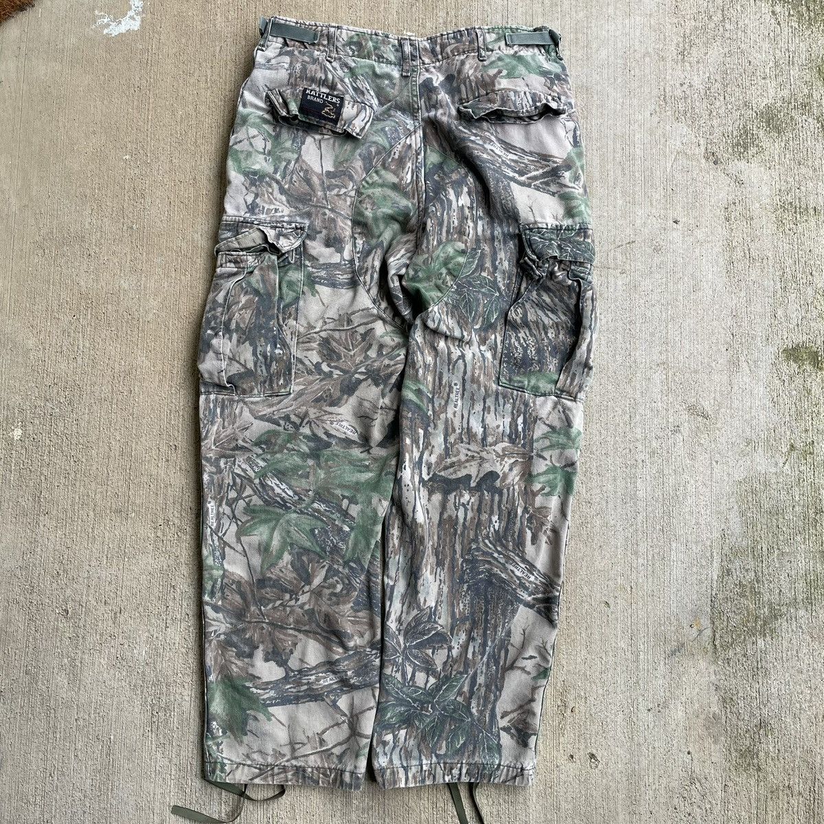 Realtree Vintage Rattlers Brand RealTree Camo Cargo Pants Mens 33x29 Size US 33 - 2 Thumbnail