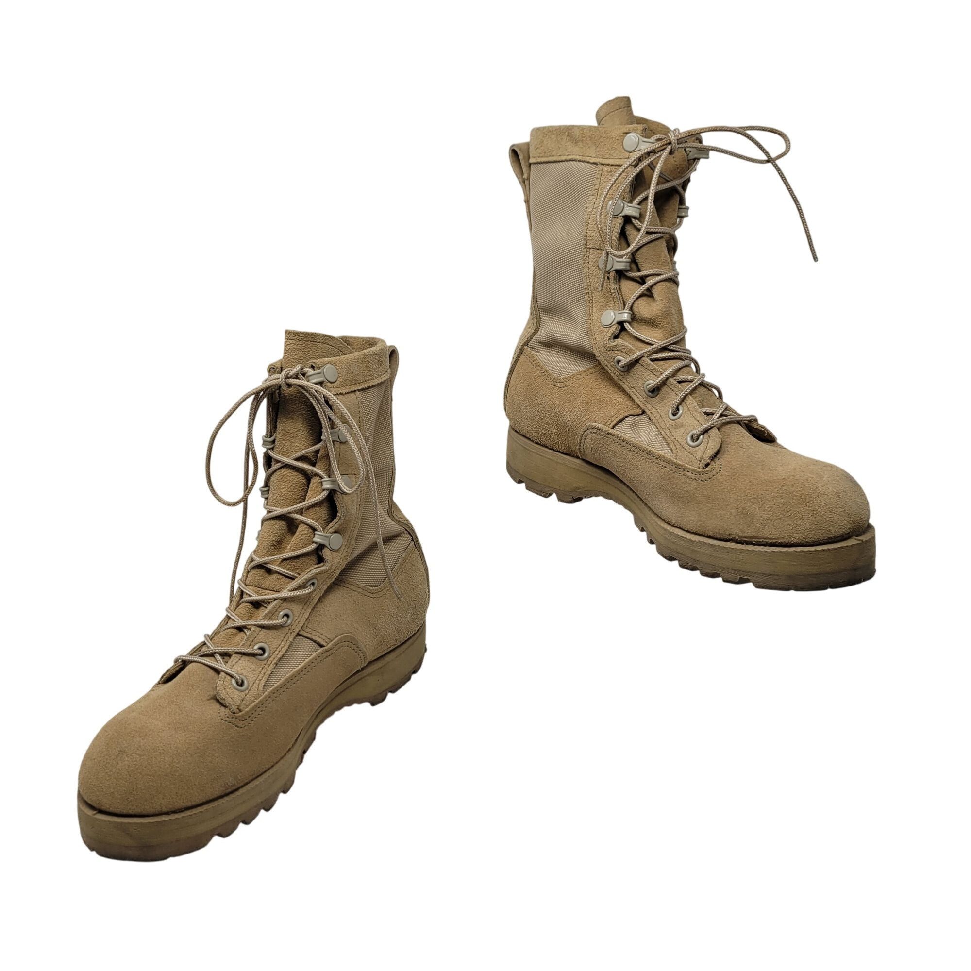Belleville Belleville Vibram Womens Gore-Tex Tan Flight Combat Boots Sz Size US 8 / IT 38 - 13 Thumbnail