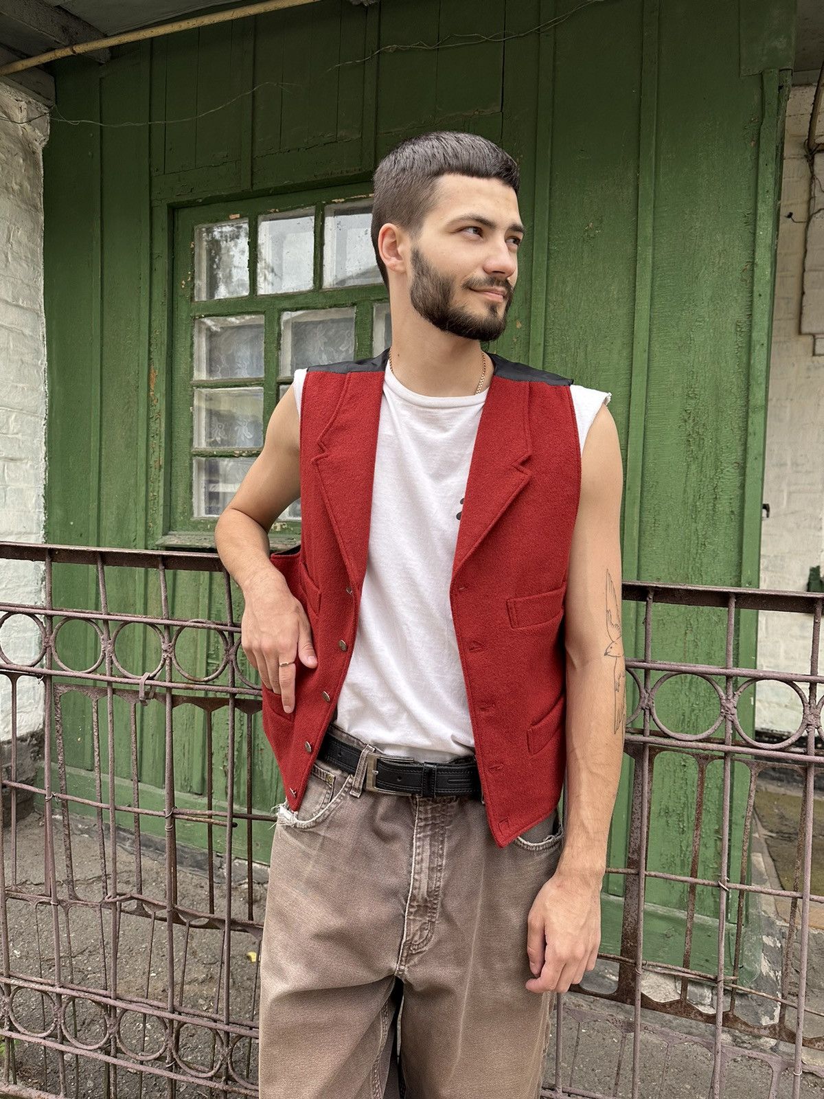Vintage Vintage 90s Wahmaker Western Wool/Silk Vest Size US M / EU 48-50 / 2 - 3 Thumbnail