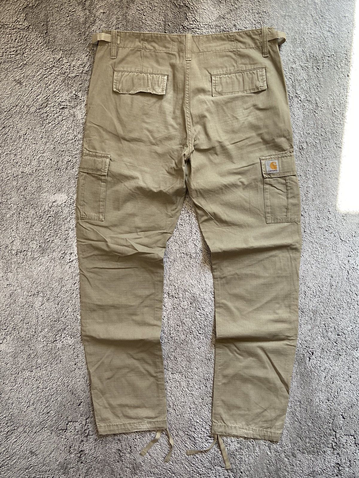 Carhartt × Vintage Vintage Carhartt Faded Distressed Cargo Pants Size US 29 - 3 Thumbnail