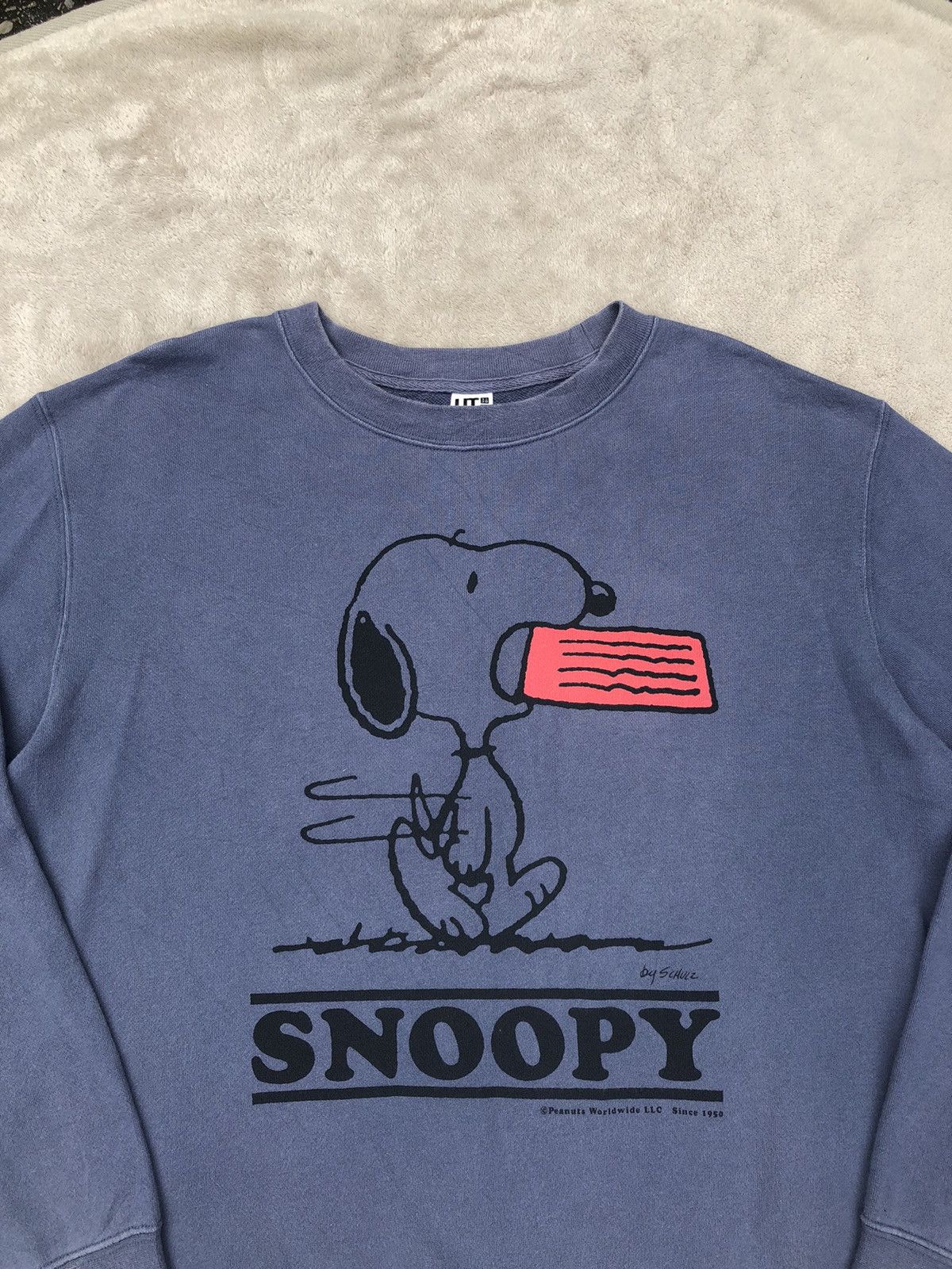 Cartoon Network × Japanese Brand × Vintage Vintage Snoopy Peanut Big Image Sweatshirt Size US M / EU 48-50 / 2 - 3 Thumbnail