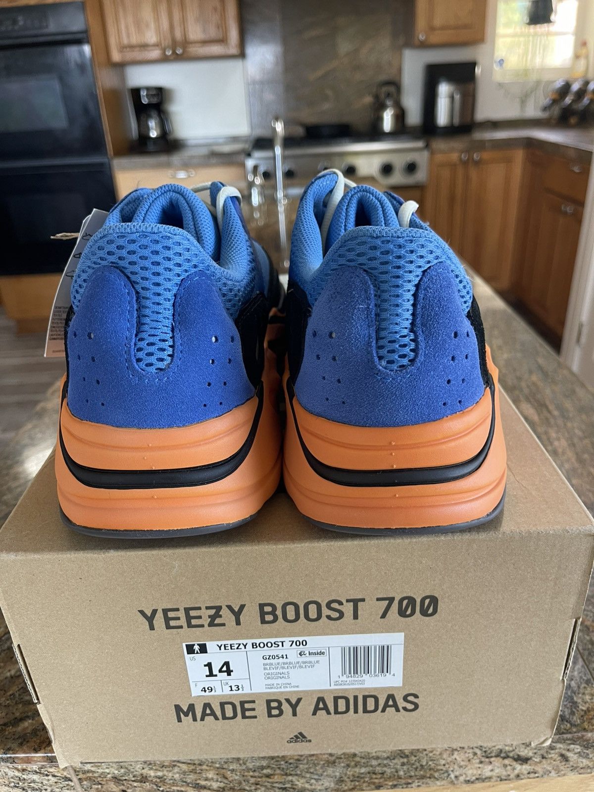 Adidas × Yeezy Yeezy Boost 700 “Bright Blue” Size US 14 / EU 47 - 4 Thumbnail