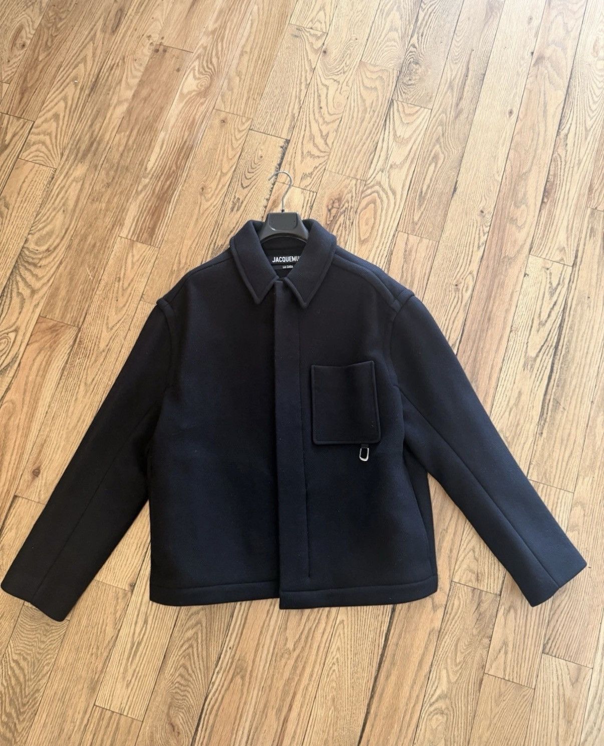 Jacquemus Jacquemus La Casa Le Manteau Court Coat Black VWool EU 52 XL Size US XL / EU 56 / 4 - 16 Thumbnail