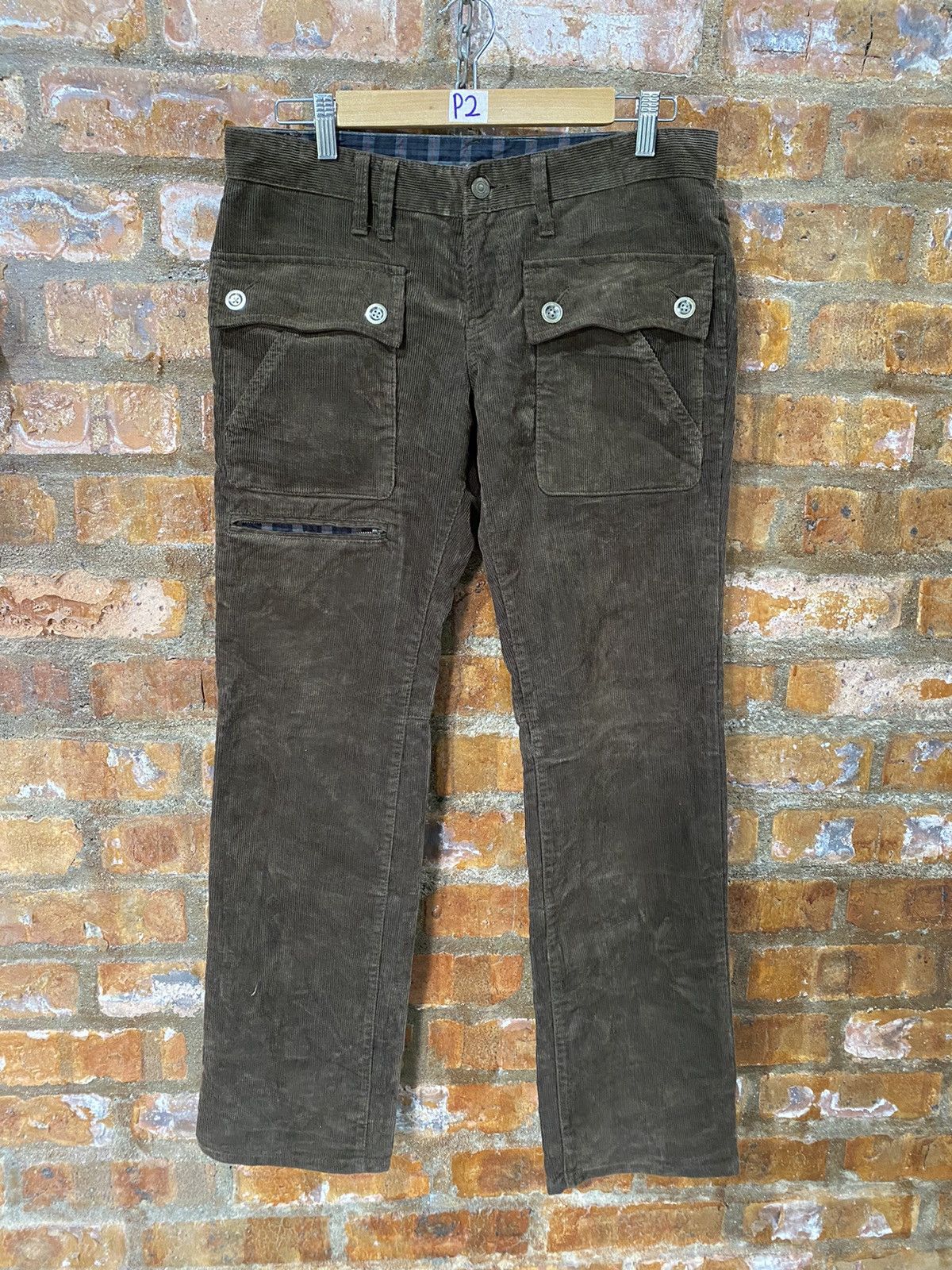 PPFM 2000s PPFM 8 pocket bondage corduroy patns Size US 32 / EU 48 - 2 Thumbnail