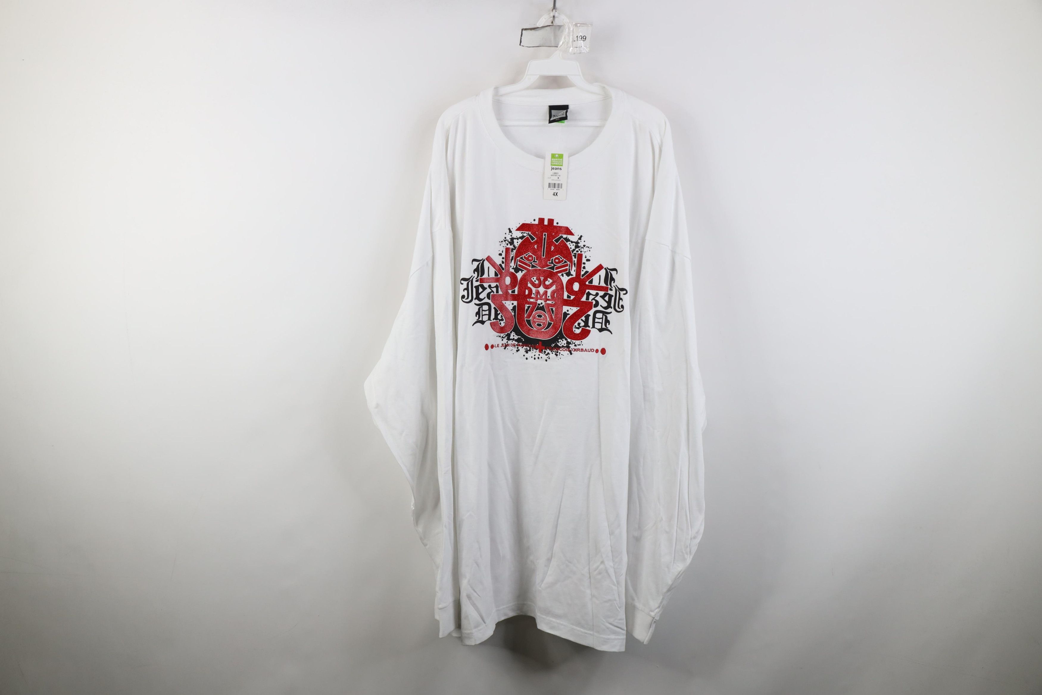 Marithe + Francois Girbaud Deadstock Vintage 90s Marithe Francois Girbaud T-Shirt Size US XXL / EU 58 / 5 - 1 Thumbnail