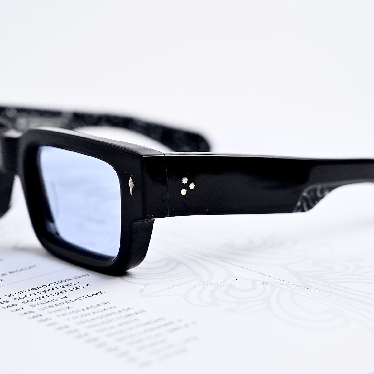 Jacques Marie Mage JACQUES MARIE MAGE ASCARI NERO SUNGLASSES Size ONE SIZE - 3 Thumbnail
