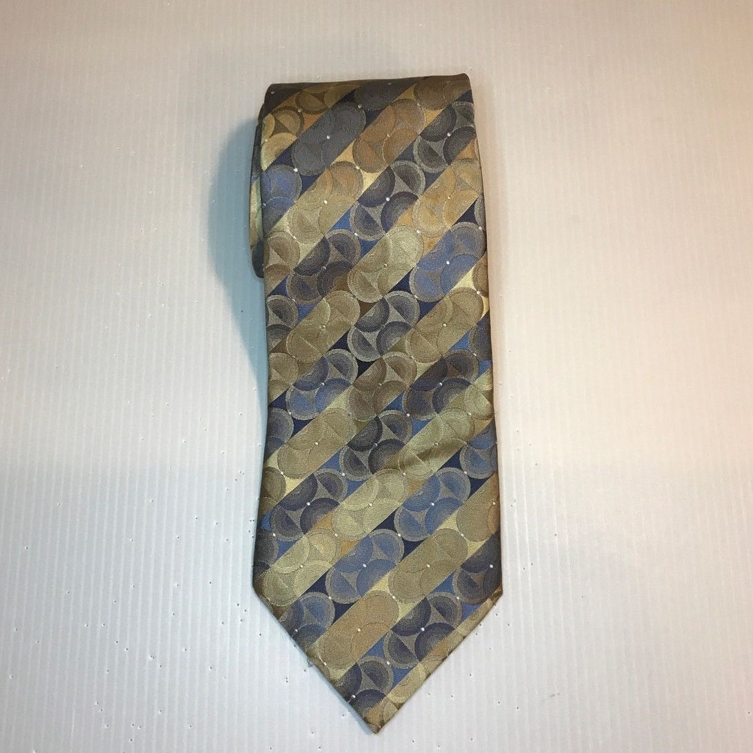 Dockers Dockers Striped Silk Classic Wide Necktie Size ONE SIZE - 1 Thumbnail