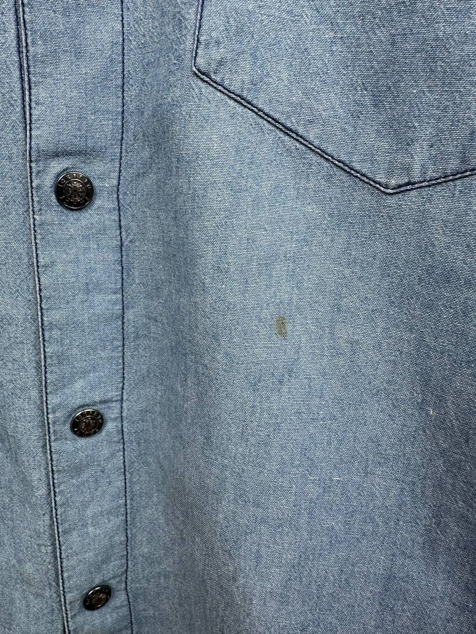 Iceberg ICEBERG Elvis Presley Denim Shirt Rare Vintage Italy Jeans Size US L / EU 52-54 / 3 - 11 Thumbnail