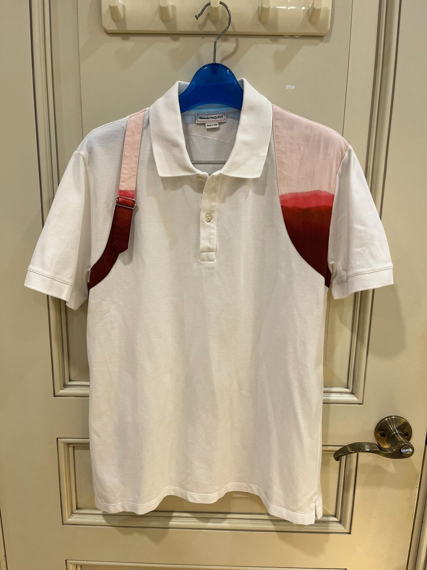 Alexander McQueen Alexander McQueen White Cotton Polo T-shirt Size US M / EU 48-50 / 2 - 1 Thumbnail