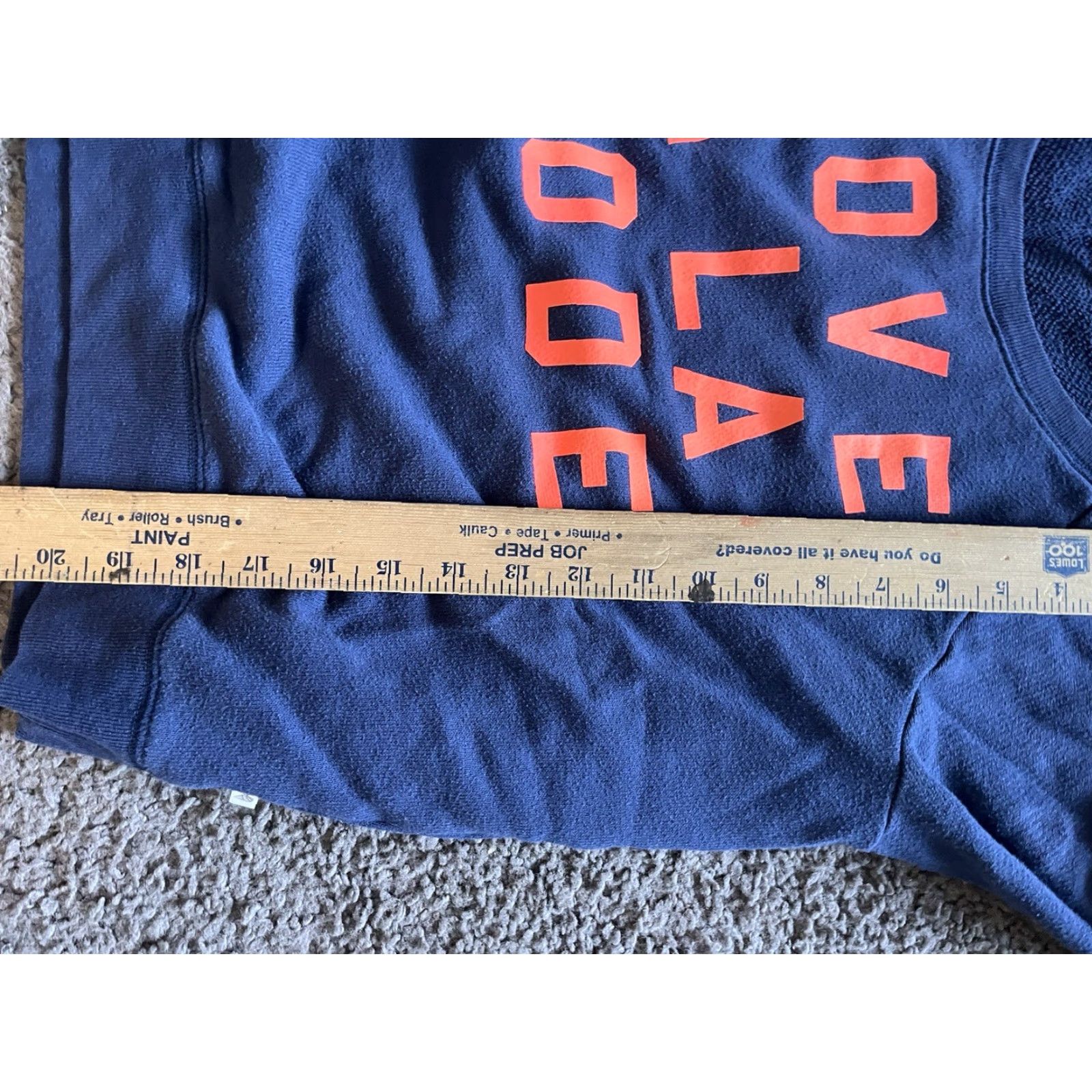 Victoria's Secret Victoria's Secret Women's Sweater Crew Neck Long Sleeve Love A La Mode M Blue Pullover Womens Size M / US 6-8 / IT 42-44 - 5 Thumbnail