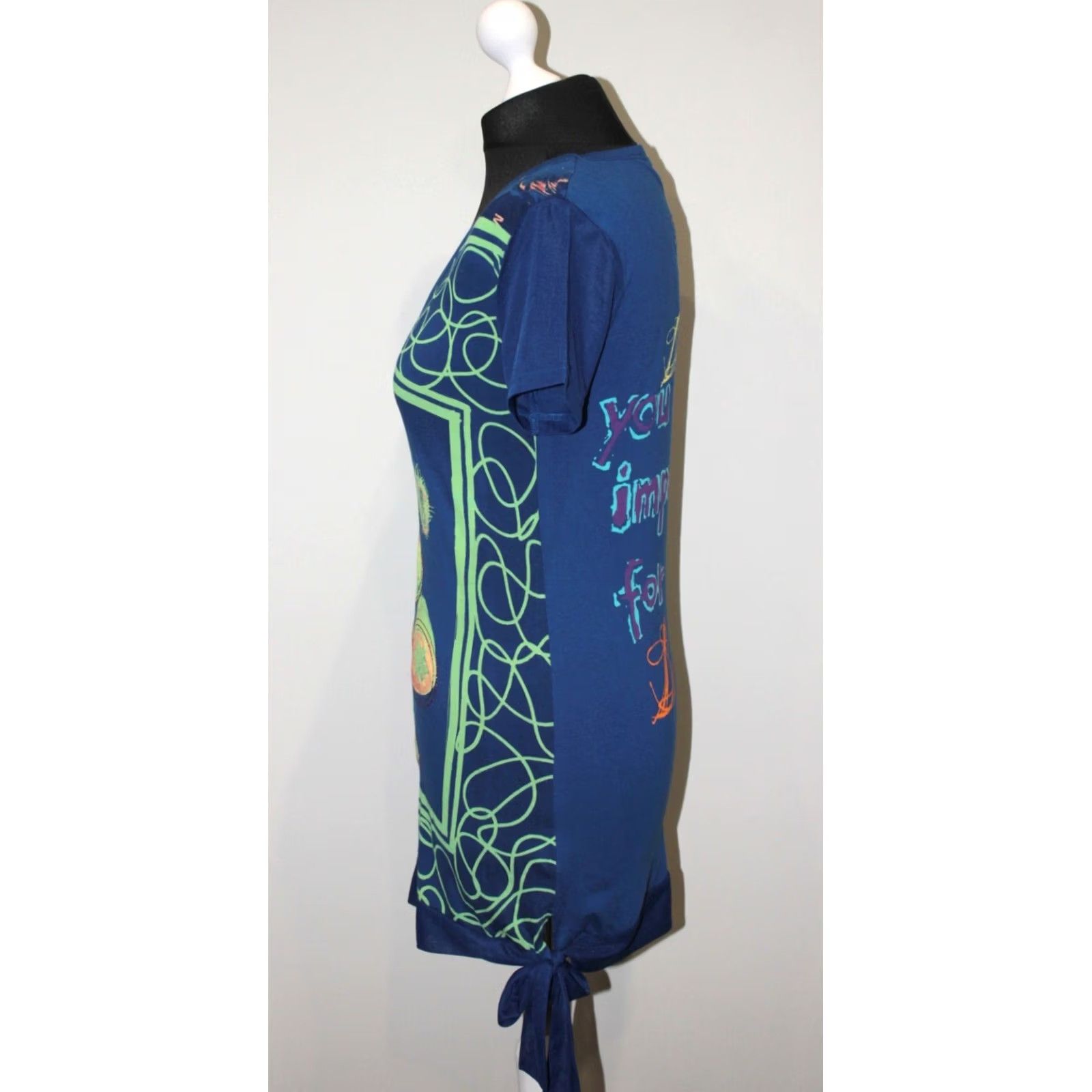 Desigual Desigual womens shirt tunic Blue XL Size XL / US 12-14 / IT 48-50 - 2 Thumbnail