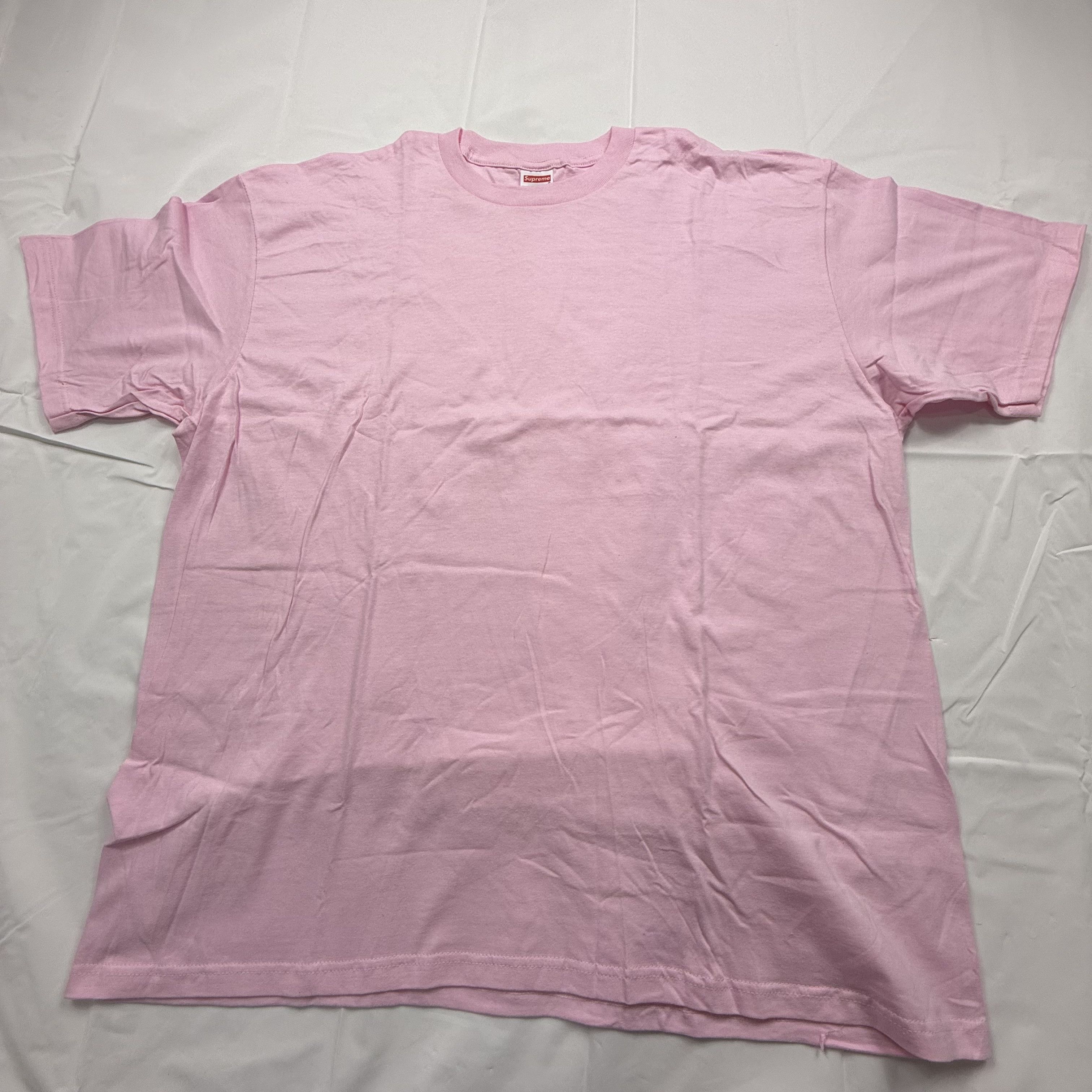 Supreme Supreme Blank T-Shirt Mens XXL Pink Short Sleeve Size US XXL / EU 58 / 5 - 2 Thumbnail