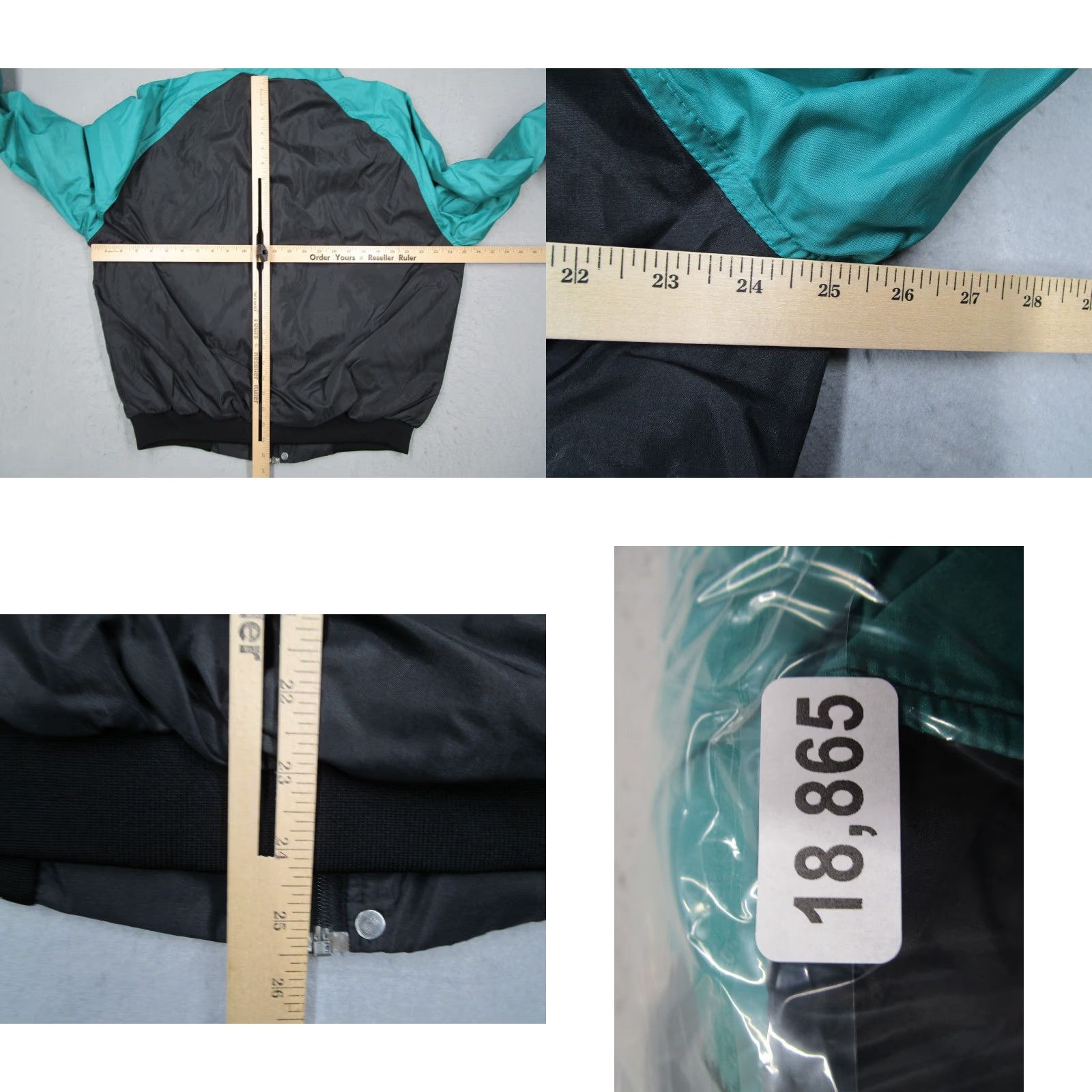 Vintage VINTAGE K-Products Jacket Mens Large Green Full Zip Pockets 90s Logo San Miguel Fresca Beer Bomber Jacket - Nylon Lined Size US L / EU 52-54 / 3 - 8 Thumbnail