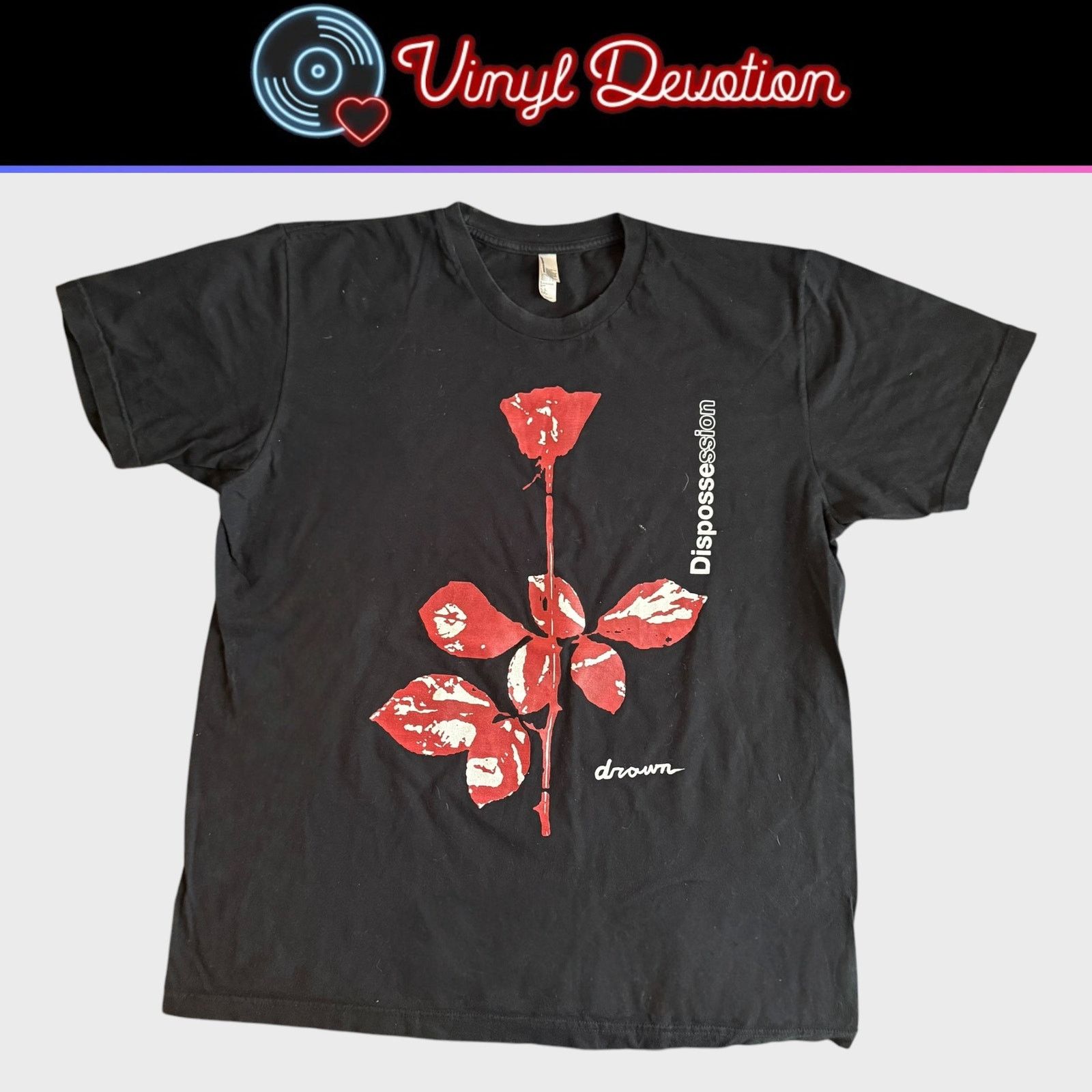 Band Tees Drown Hardcore Band Dispossession - Depeche Mode RIP Size XL Size US XL / EU 56 / 4 - 1 Thumbnail