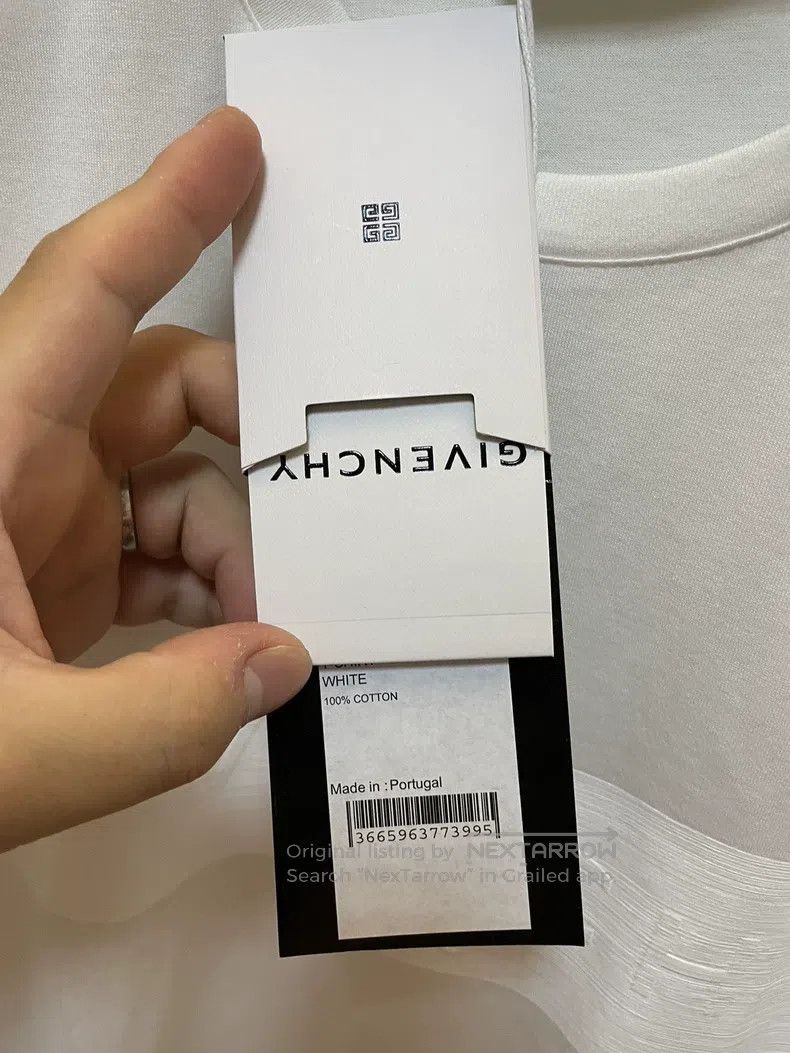 Givenchy Givenchy Short Sleeve Logo White T-Shirt Size US S / EU 44-46 / 1 - 6 Thumbnail