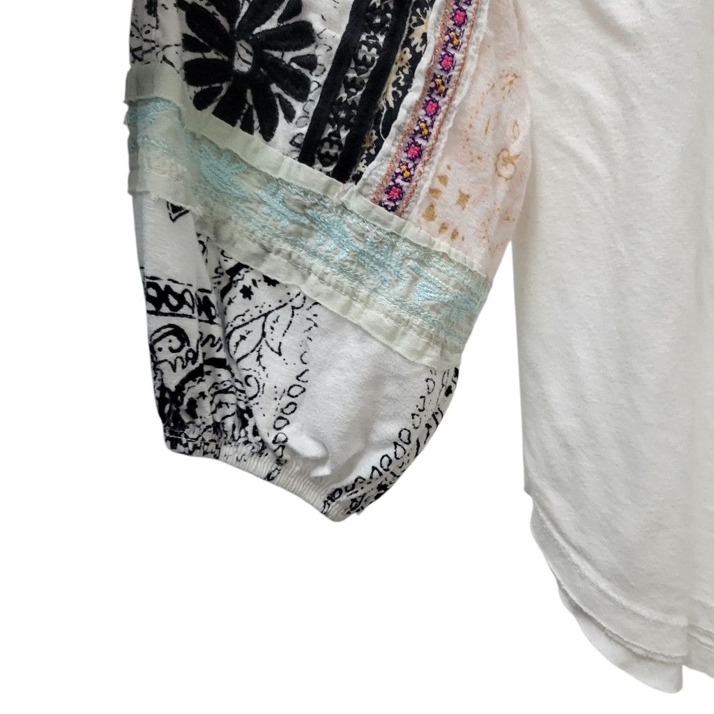 Free People Free People Women's Tripoli Top Blouse Blush Combo Size XS Size XS / US 0-2 / IT 36-38 - 7 Thumbnail
