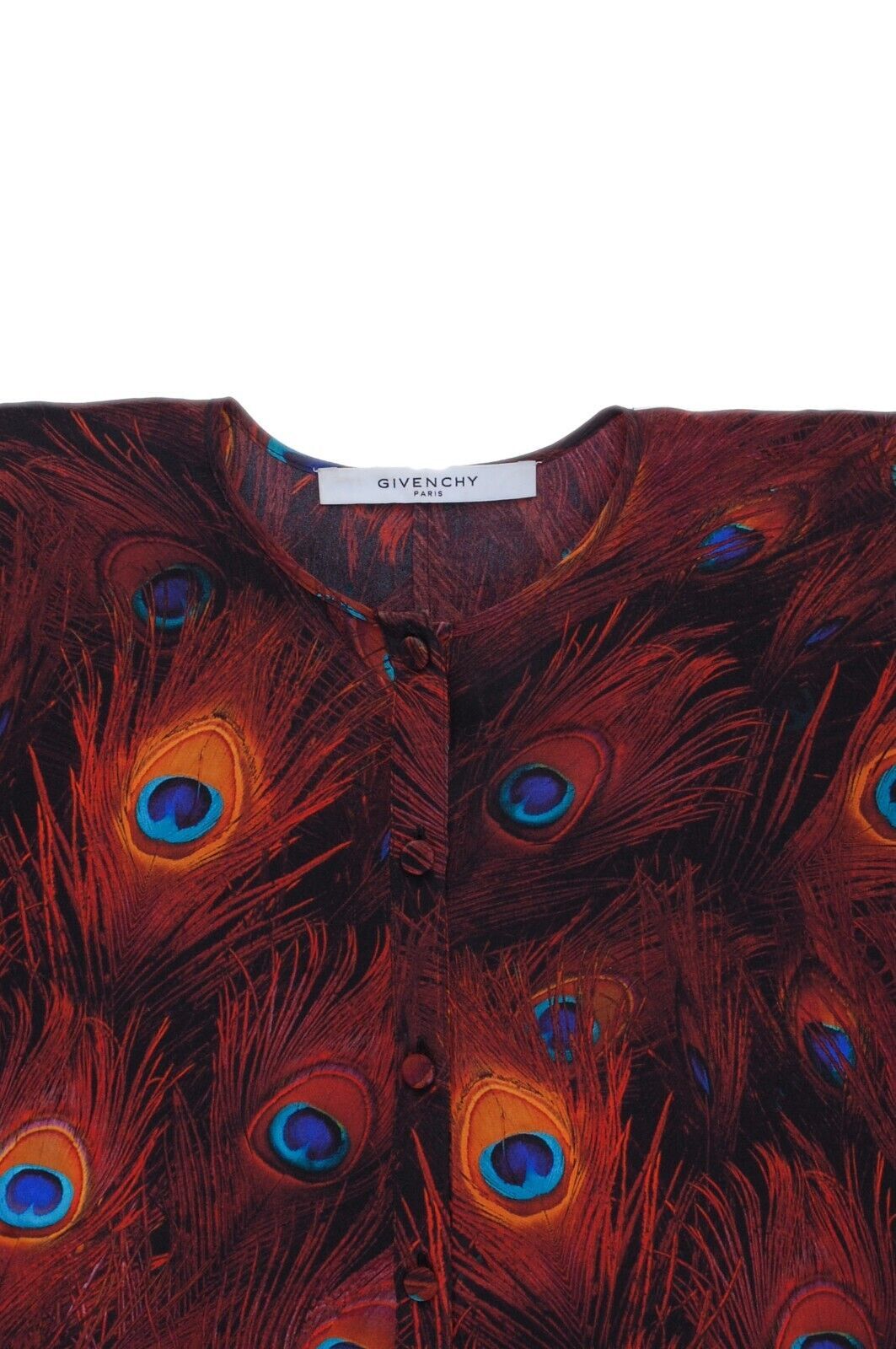 Givenchy Givenchy Paris Runway Women Peacock Feather Shirt Size US M / EU 48-50 / 2 - 5 Thumbnail