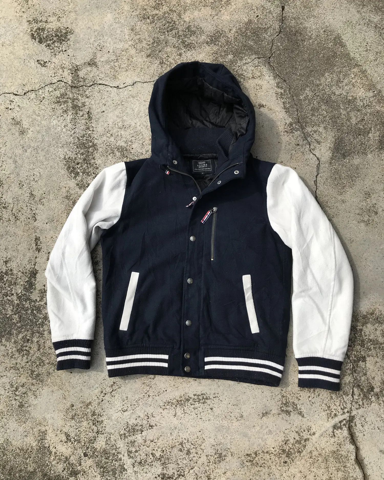 Beams Plus Beams Japan Hood Varsity Jacket Size US S / EU 44-46 / 1 - 2 Thumbnail