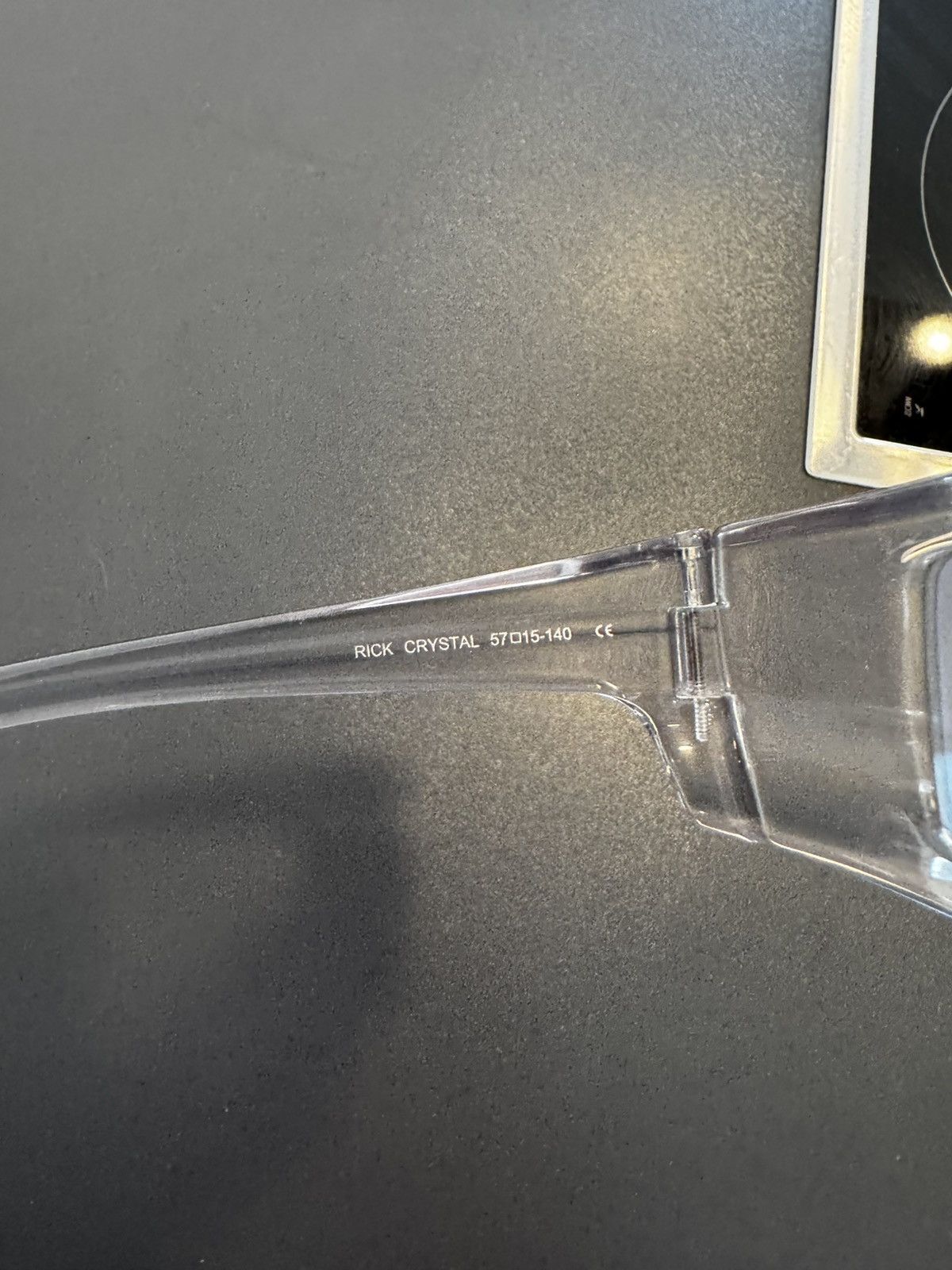 Rick Owens Rick Owens Oversized Transparent Sunglasses Size ONE SIZE - 7 Thumbnail