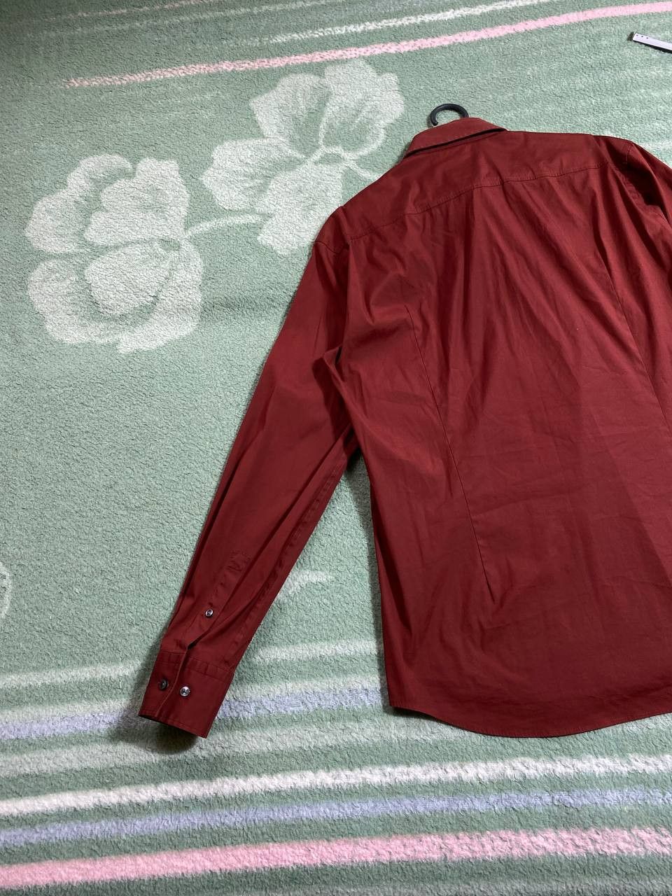 Hugo Boss × Vintage Vintage Hugo Boss Long Sleeve Embroidered Shirt Slim Fit Size US M / EU 48-50 / 2 - 15 Thumbnail