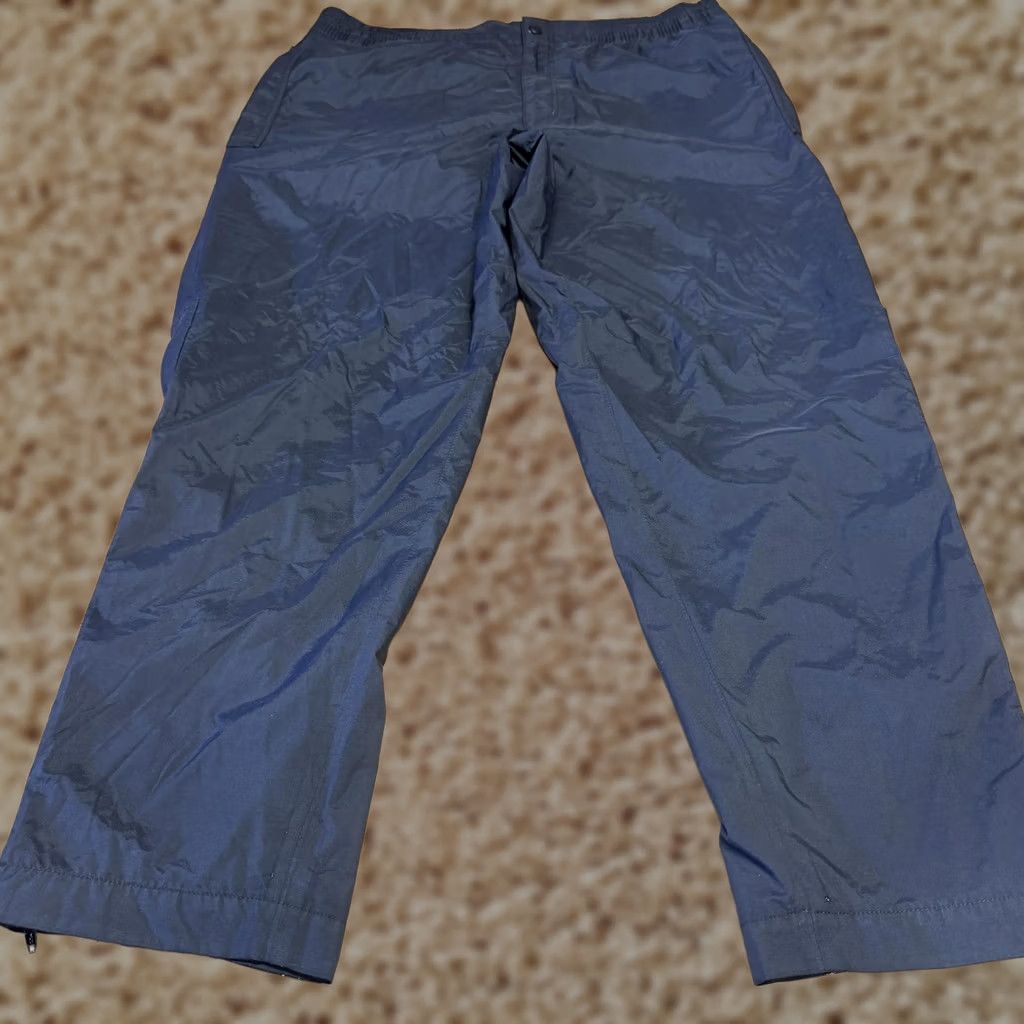 Nike Nike Storm-FIT Golf Pants Mens L Gray Waterproof Elastic Waist Zip Cuff Windproof Rain Pants Mens Clothing Size US 33 - 1 Thumbnail