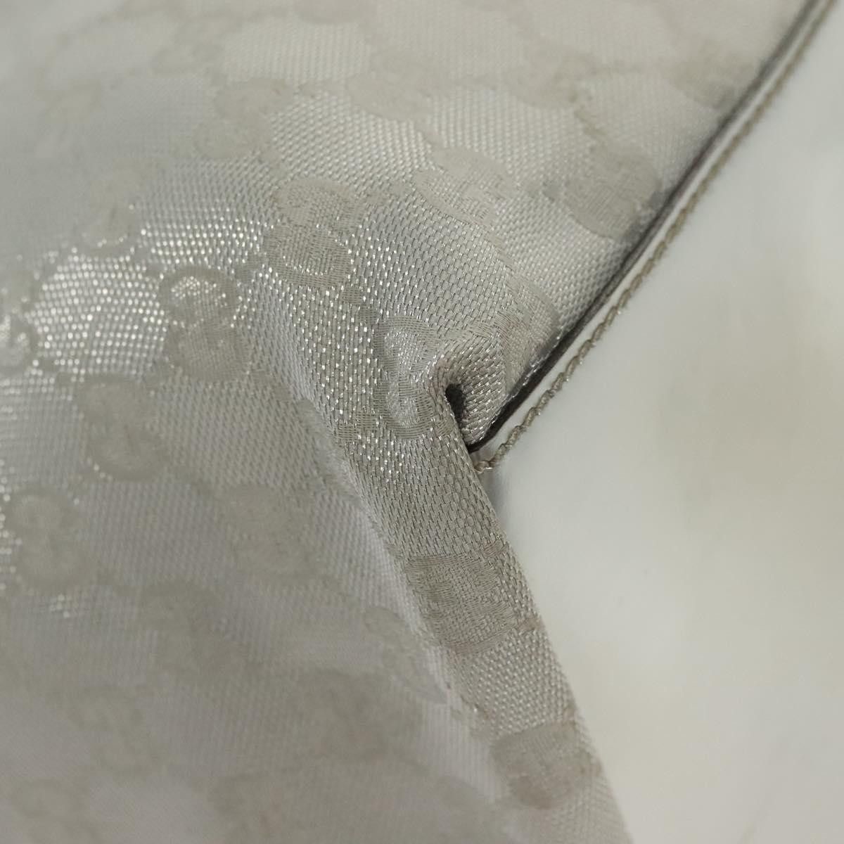 Gucci GUCCI GG Canvas Tote Bag Silver Size ONE SIZE - 10 Thumbnail