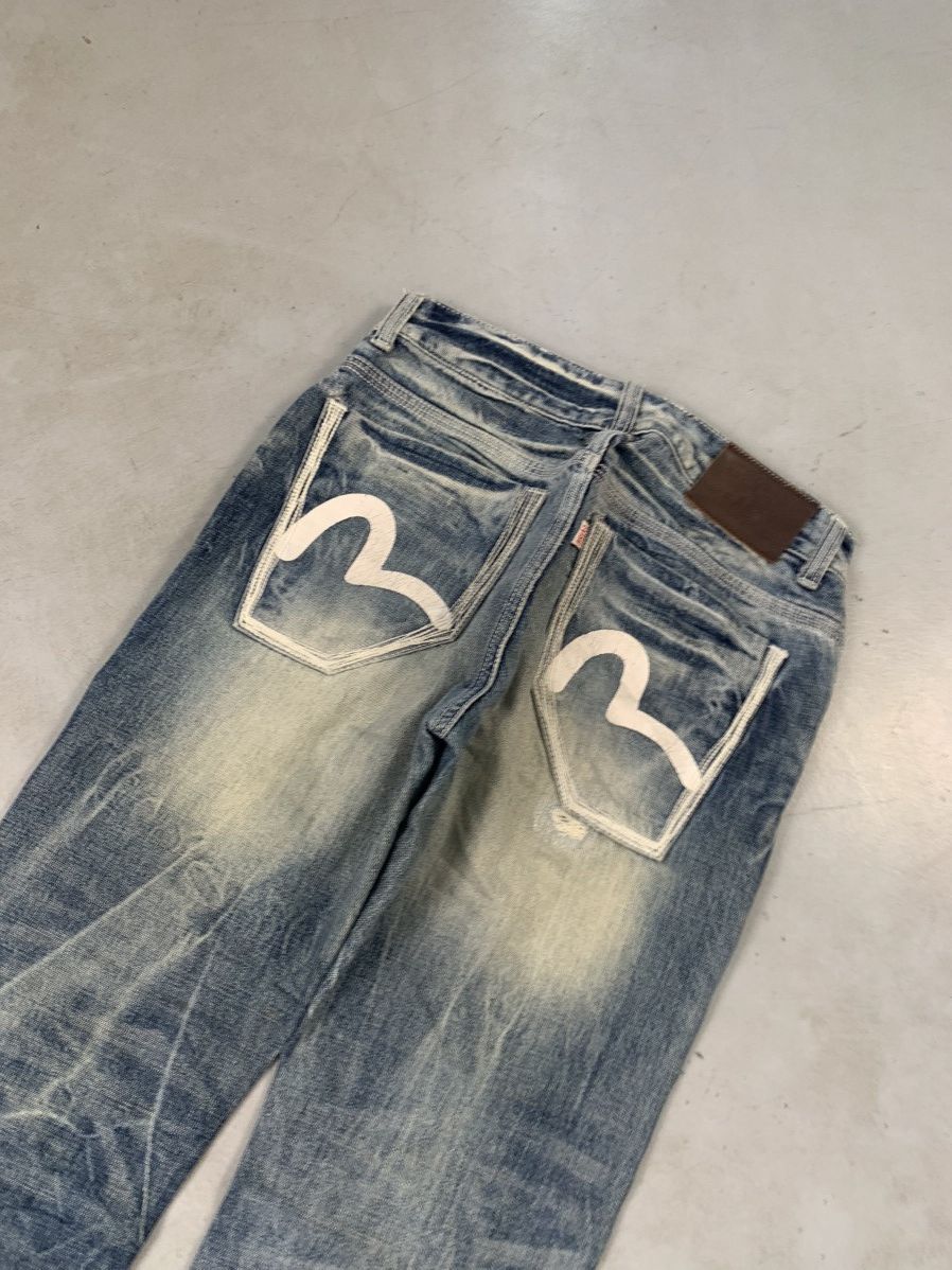 Japanese Brand Vintage Evisu inspired emboridered denim Size US 32 / EU 48 - 2 Thumbnail