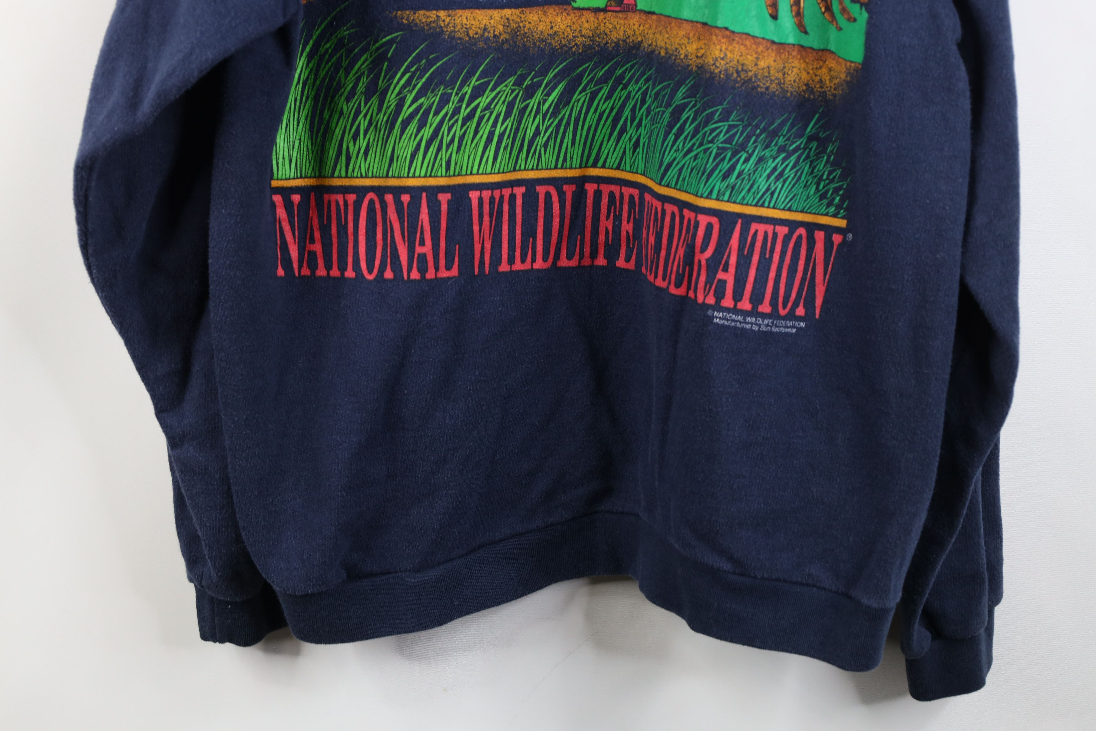 Vintage Vintage 90s National Wildlife Federation Pheasant Sweatshirt Size US L / EU 52-54 / 3 - 15 Thumbnail