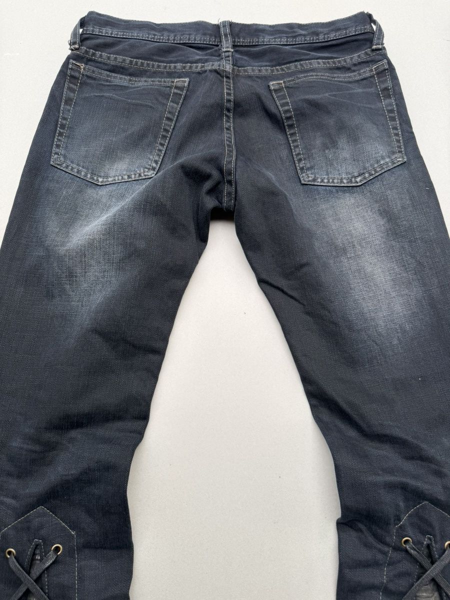 Japanese Brand Edge Lace up flare jeans Size US 29 - 7 Thumbnail