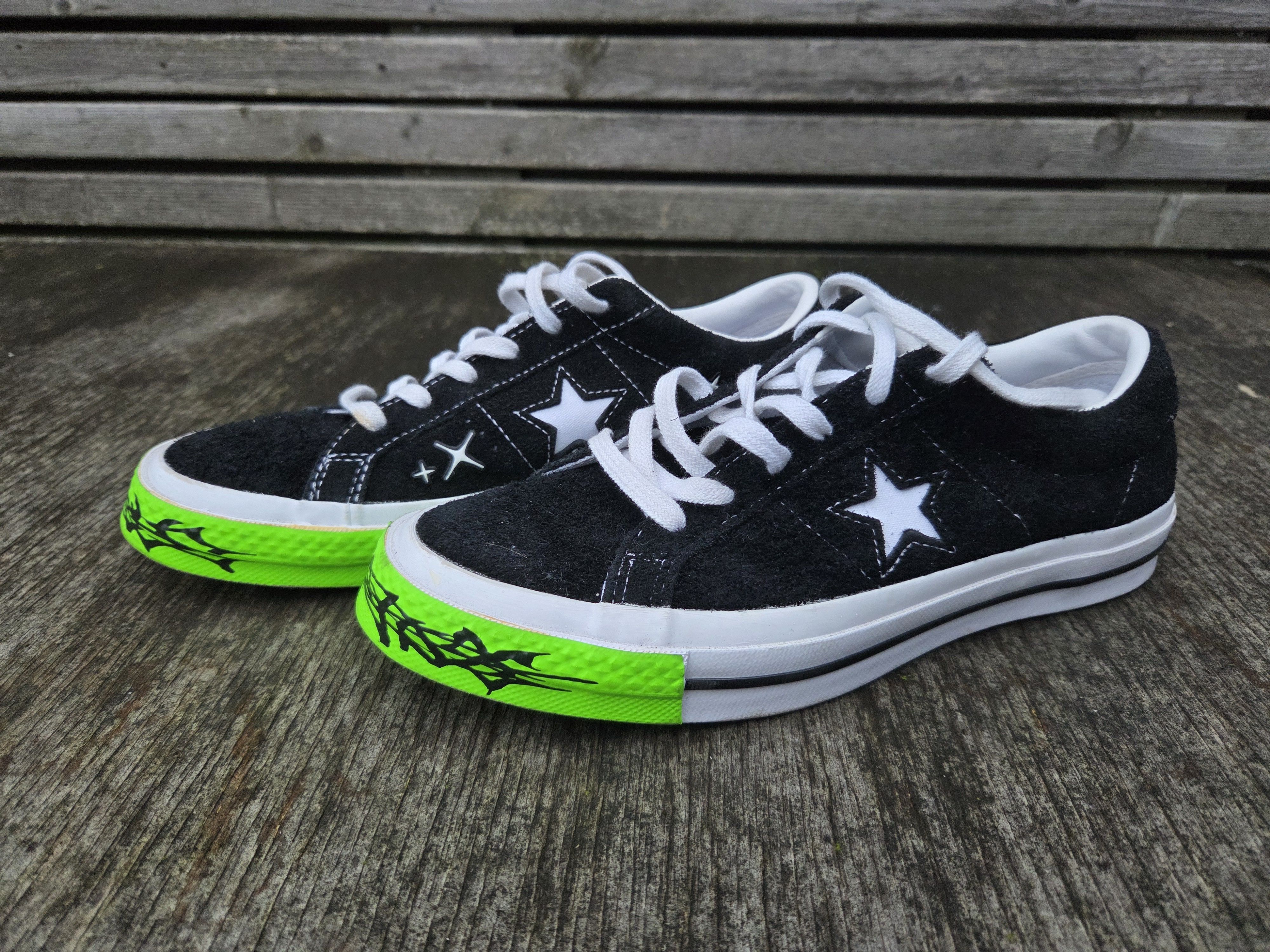 Sad Boys Sadboys Gear x Converse "Toxic" One Star Size US 6.5 / EU 39-40 - 2 Thumbnail