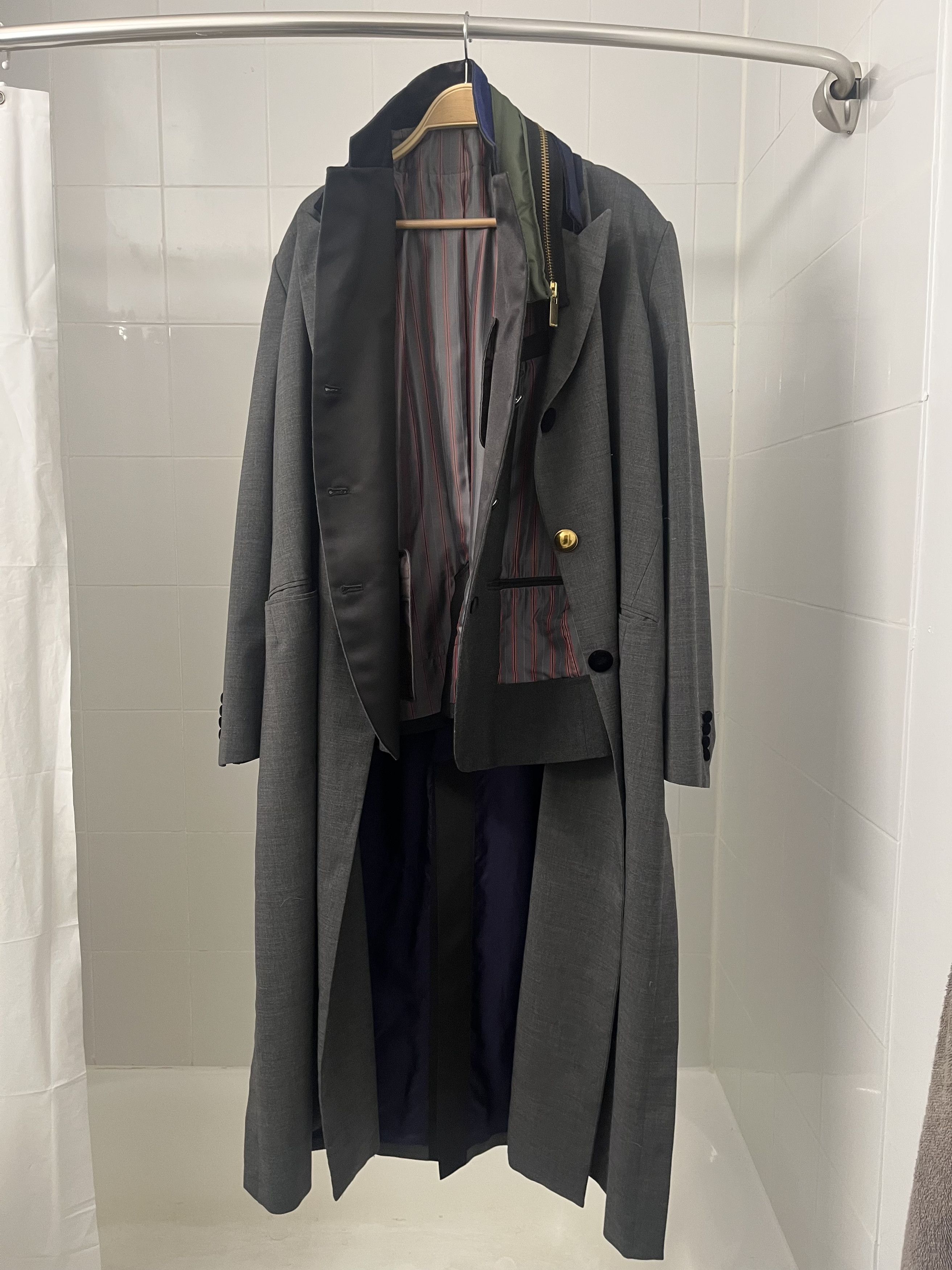 Sacai Sacai 20-04817 Suiting Coat – Size 3 – Lightly Worn Size M / US 6-8 / IT 42-44 - 1 Thumbnail