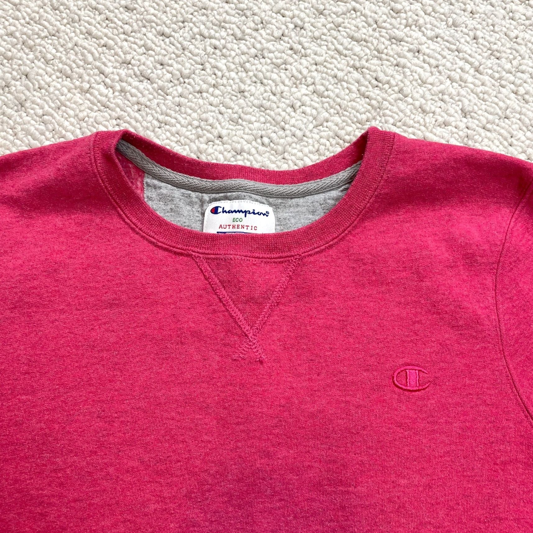 Champion Champion Sweatshirt Womens XL Pink Pullover Logo Crew Soft Athleticwear Sweater Size XL / US 12-14 / IT 48-50 - 4 Thumbnail