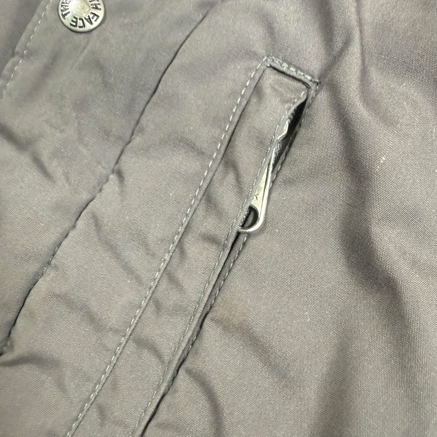 The North Face VINTAGE The North Face Down Puffer Jacket Mens Large Grey USA Button Jacket Mens L Gray Down Nylon USA Made Size US L / EU 52-54 / 3 - 7 Thumbnail