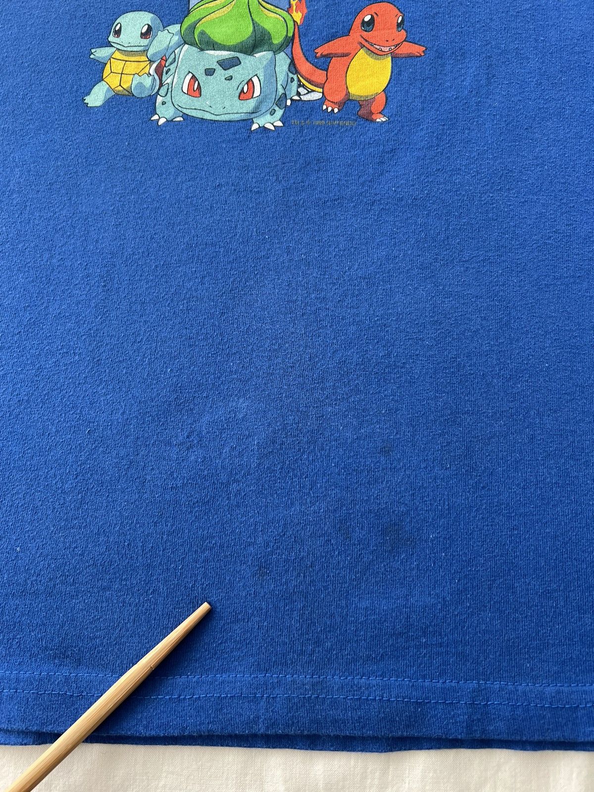 Pokemon Vintage 1999 Pokemon Pikachu Nintendo Cartoon Blue T-shirt Size US S / EU 44-46 / 1 - 7 Thumbnail