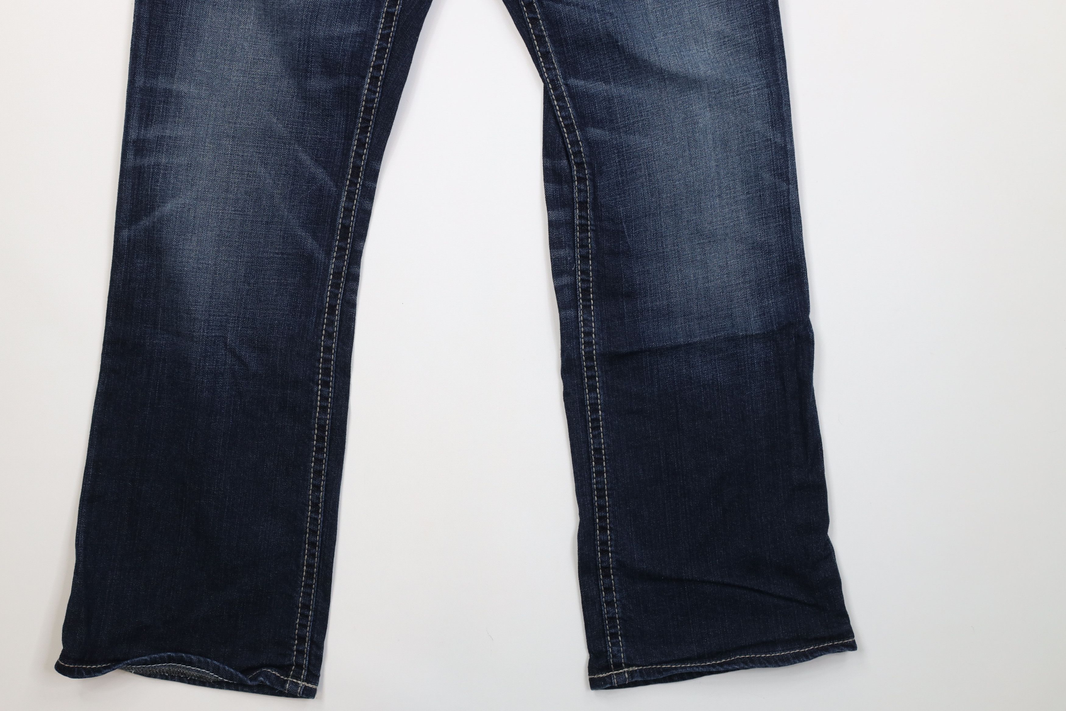 Vintage Buckle BKE Stitch Carter Bootcut Denim Jeans Stretch Blue Size US 33 - 5 Thumbnail