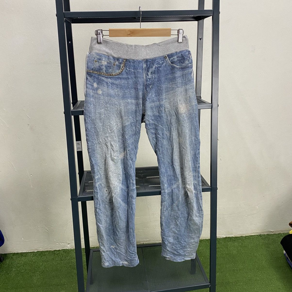 Hysteric Glamour × If Six Was Nine × Japanese Brand PunkDesignBondage Sweatpants Hysteric Glamour Japan Distress Size US 32 / EU 48 - 1 Thumbnail