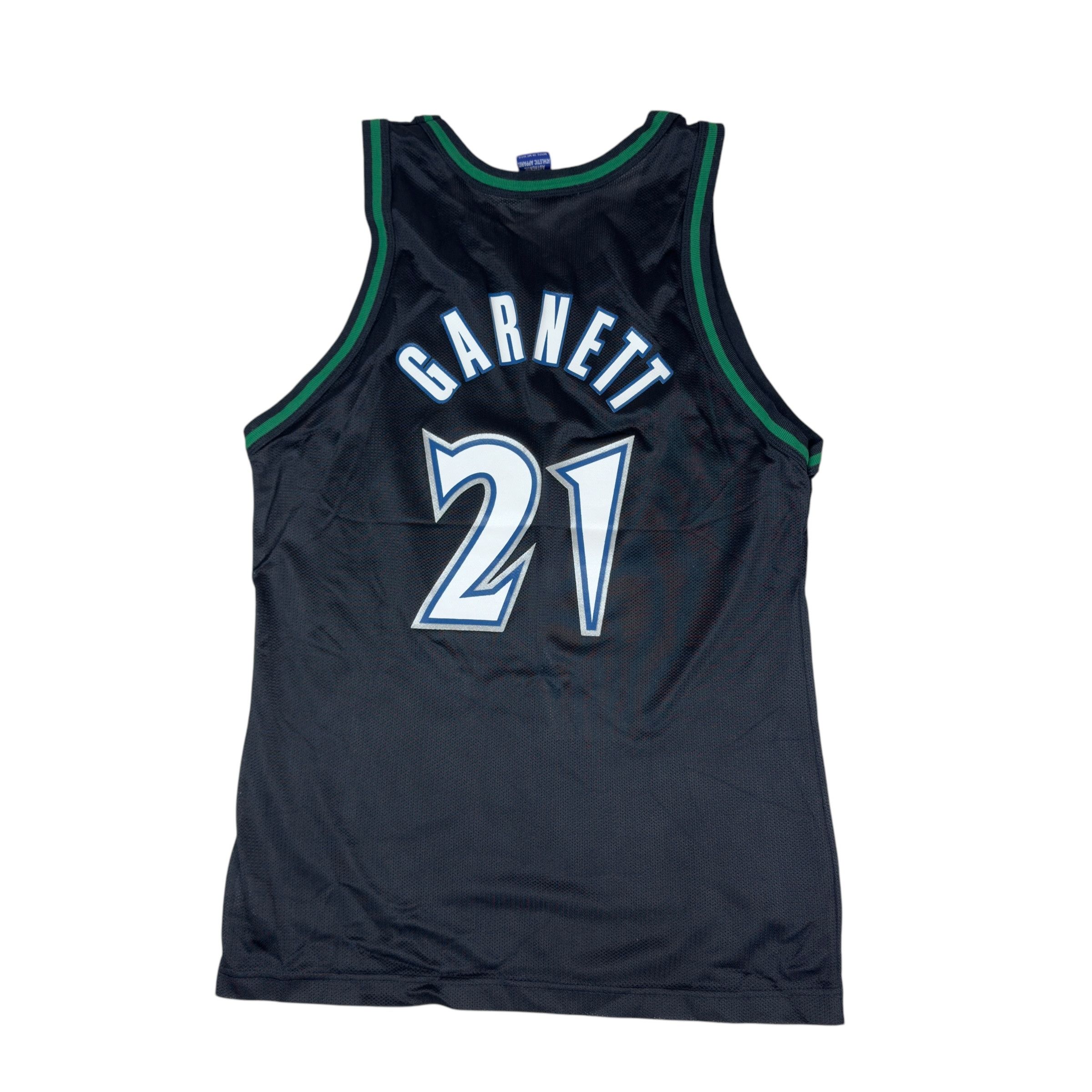 Champion × Vintage Champion Men Minnesota Timberwolves Kevin Garnett #21 Jersey Size US L / EU 52-54 / 3 - 4 Thumbnail