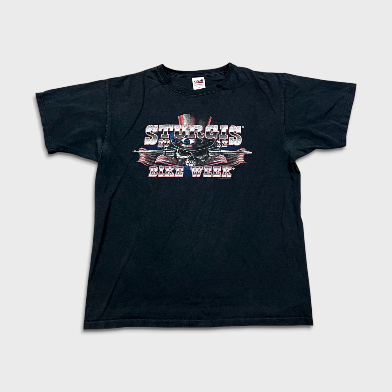 Harley Davidson × Vintage 2011 Sturgis T Shirt Large Double Sided Graphic Biker Tee Size US L / EU 52-54 / 3 - 1 Thumbnail